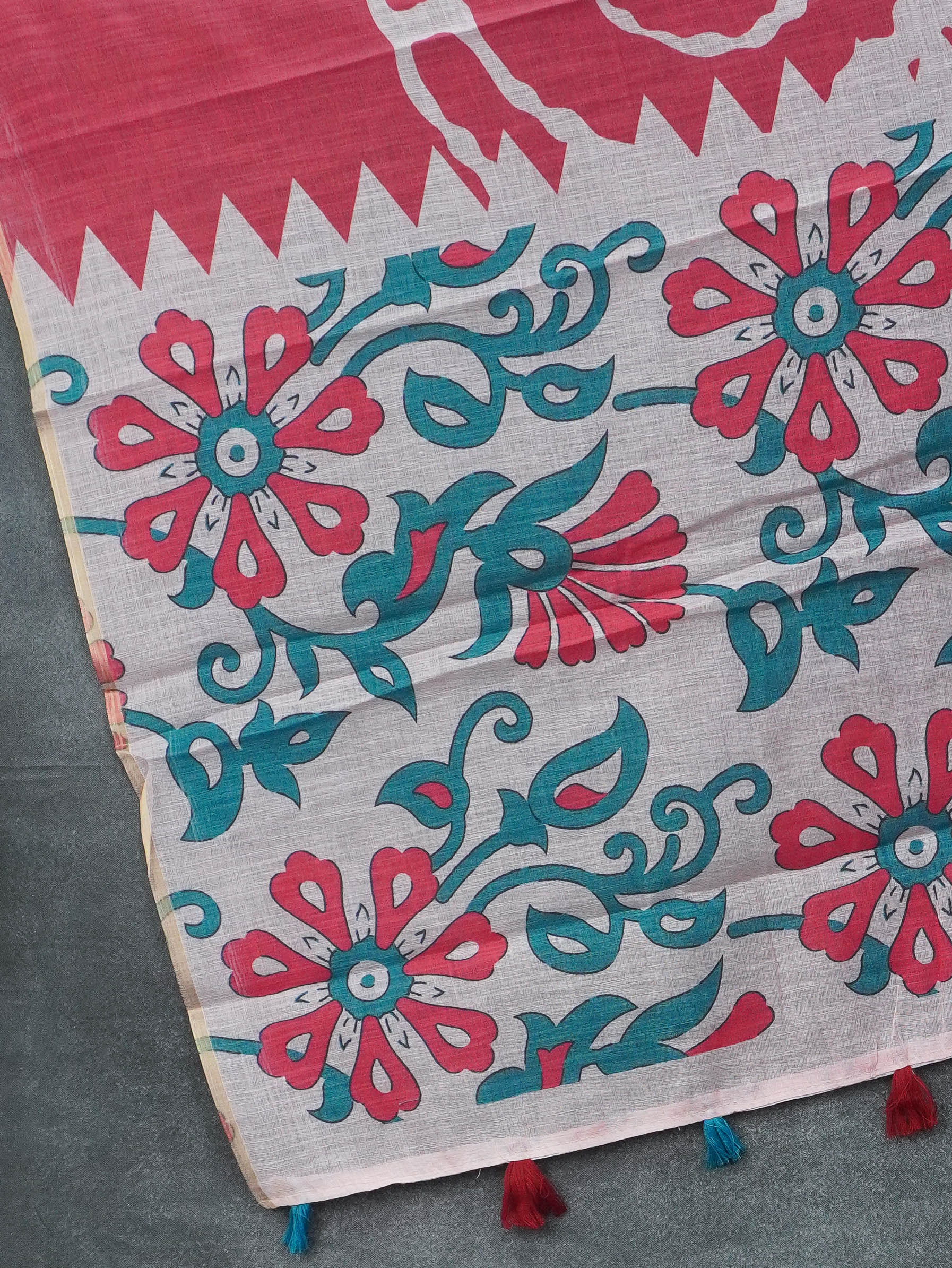 Chanderi Cotton Saree | TTDS3402