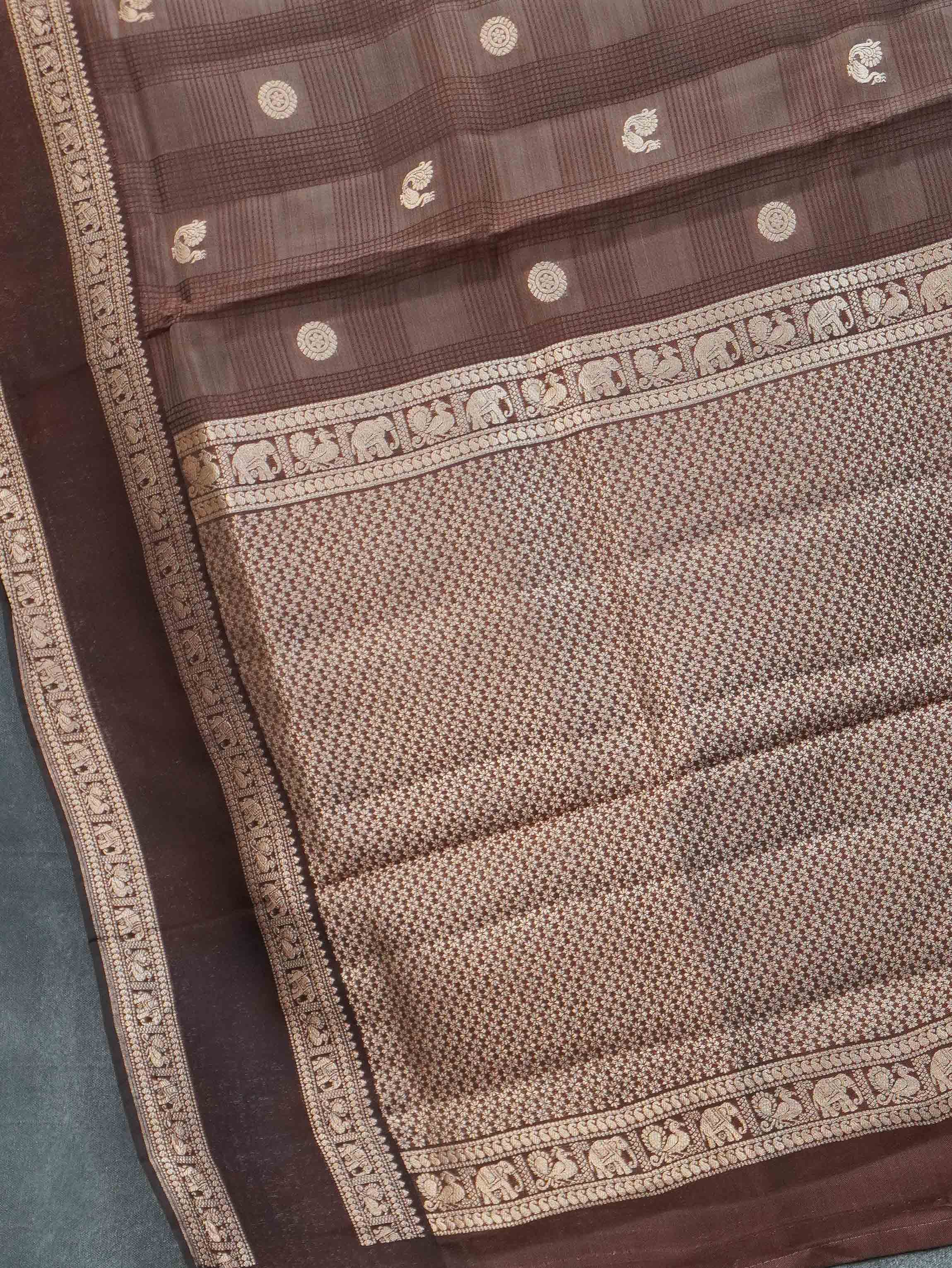 Semi Tussar Silk Saree | TTDS3405