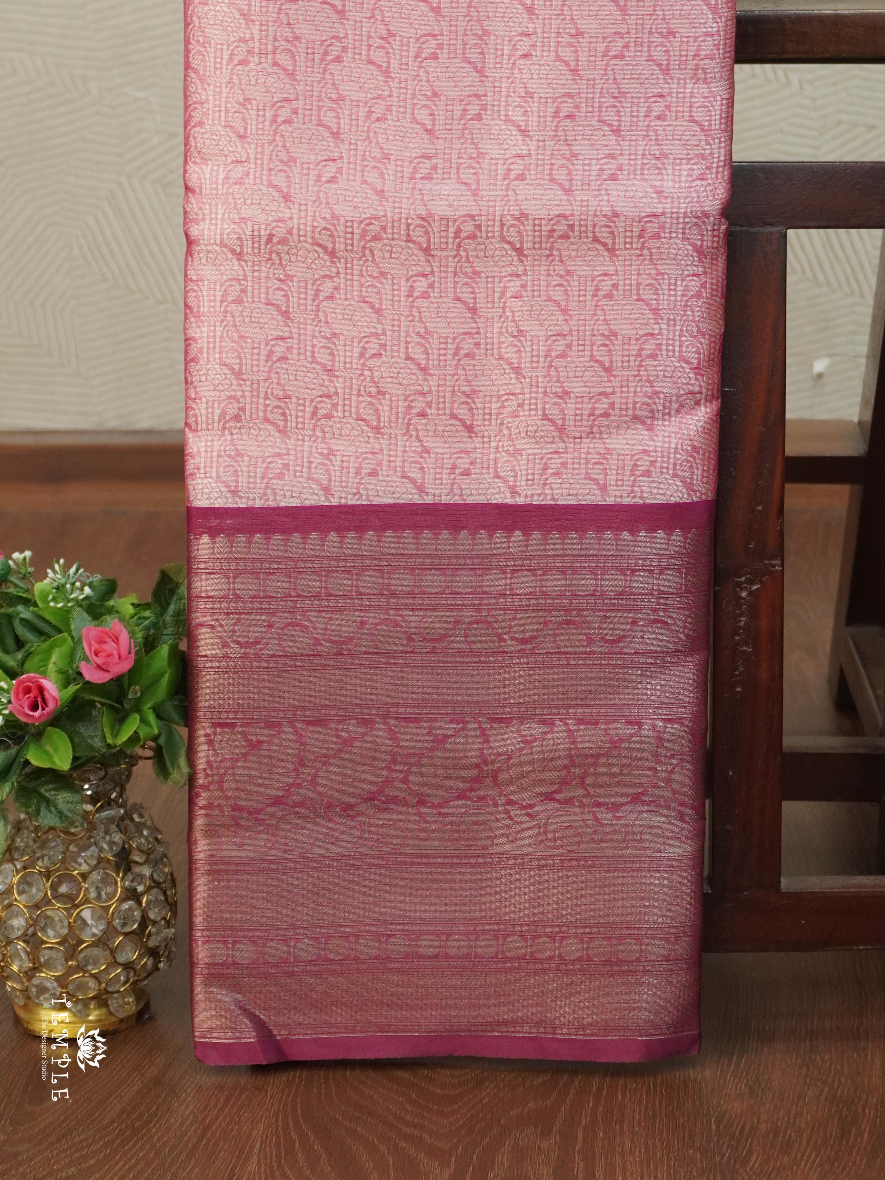 Kora Muslin Saree With Long Border | TTDS2503