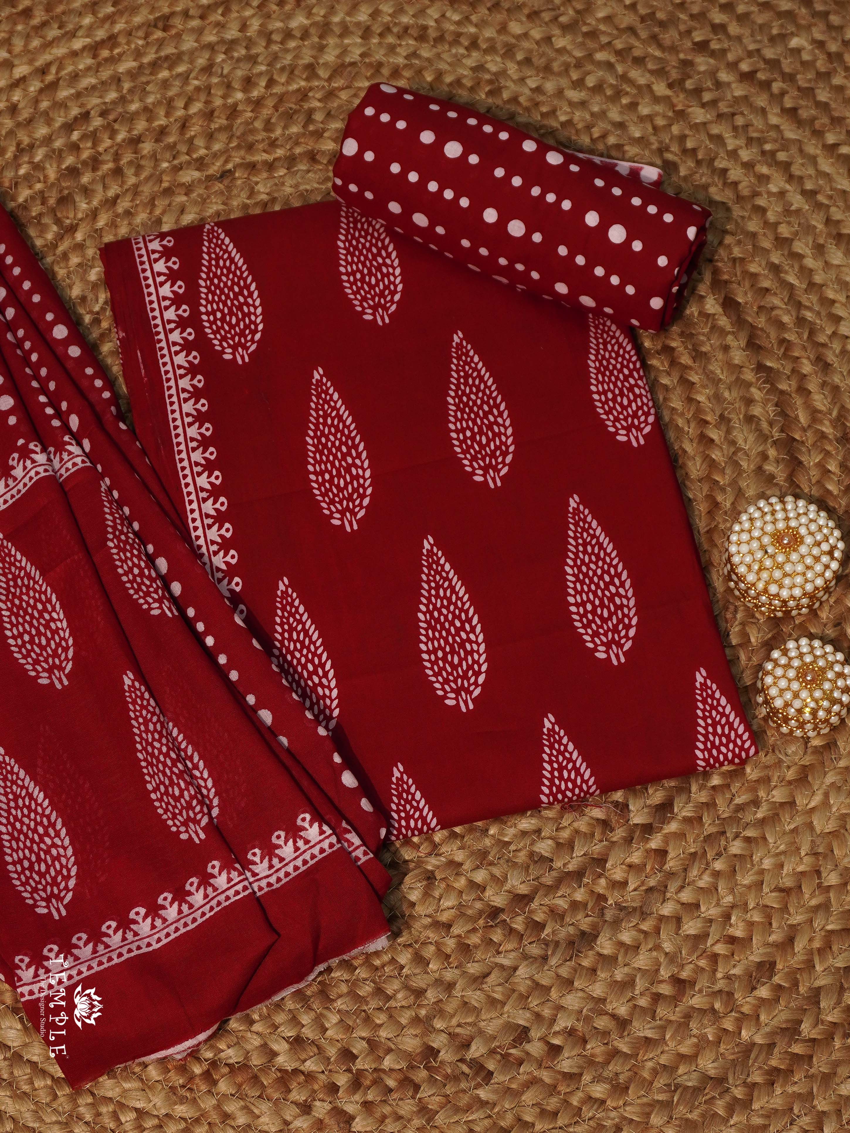 Printed Cotton Salwar Material | TTDS2031