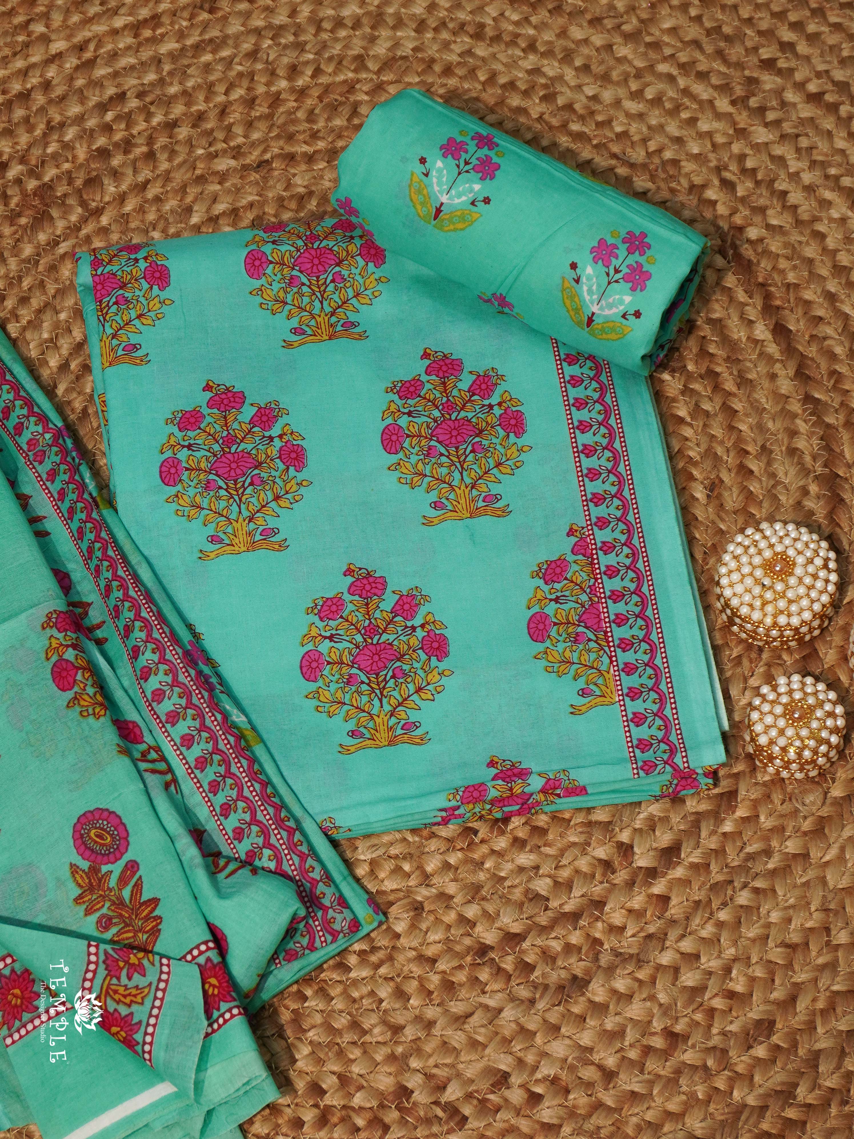 Printed Cotton Salwar Material | TTDS2031