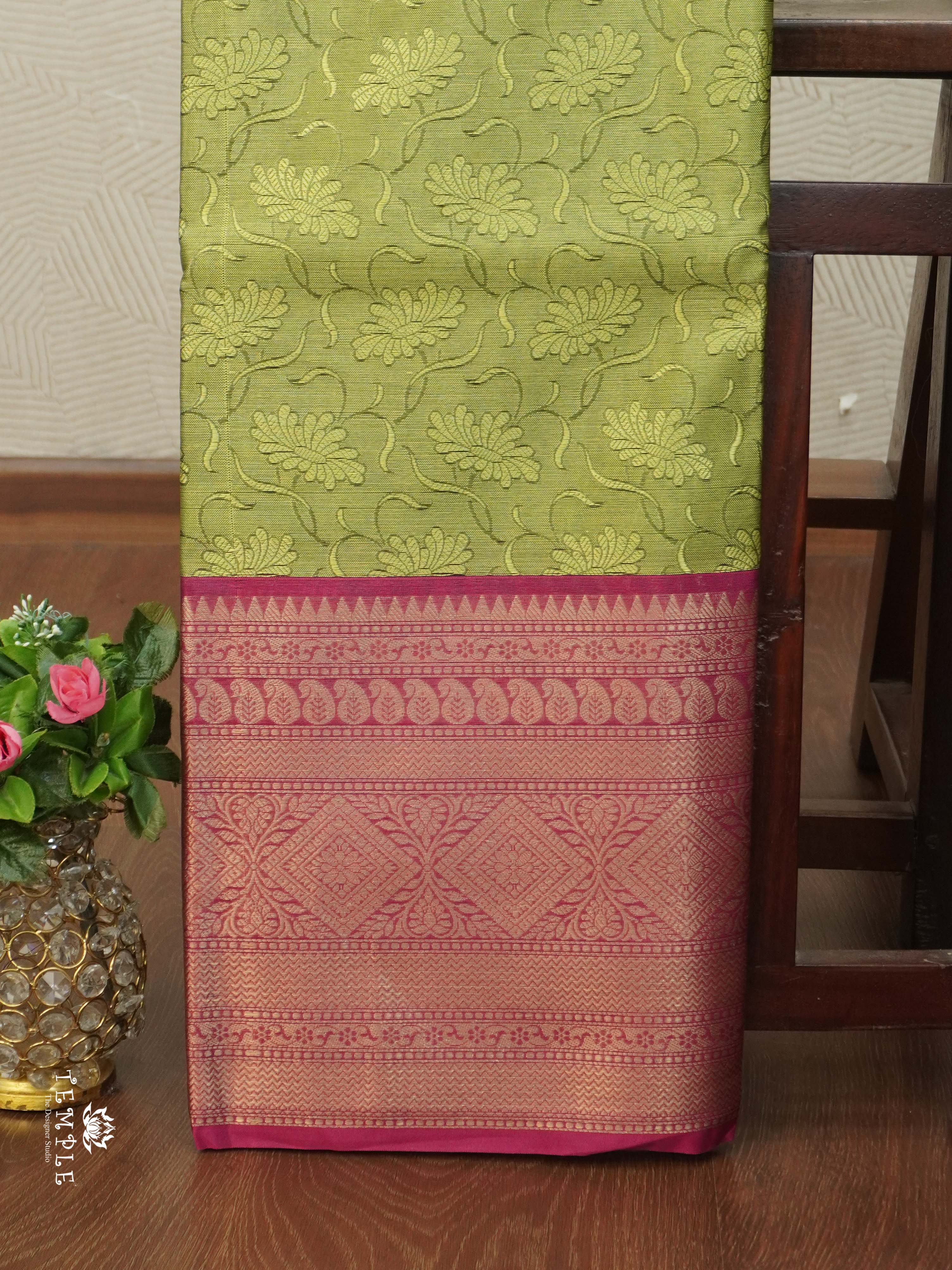Kora Muslin Saree With Long Border | TTDS2503