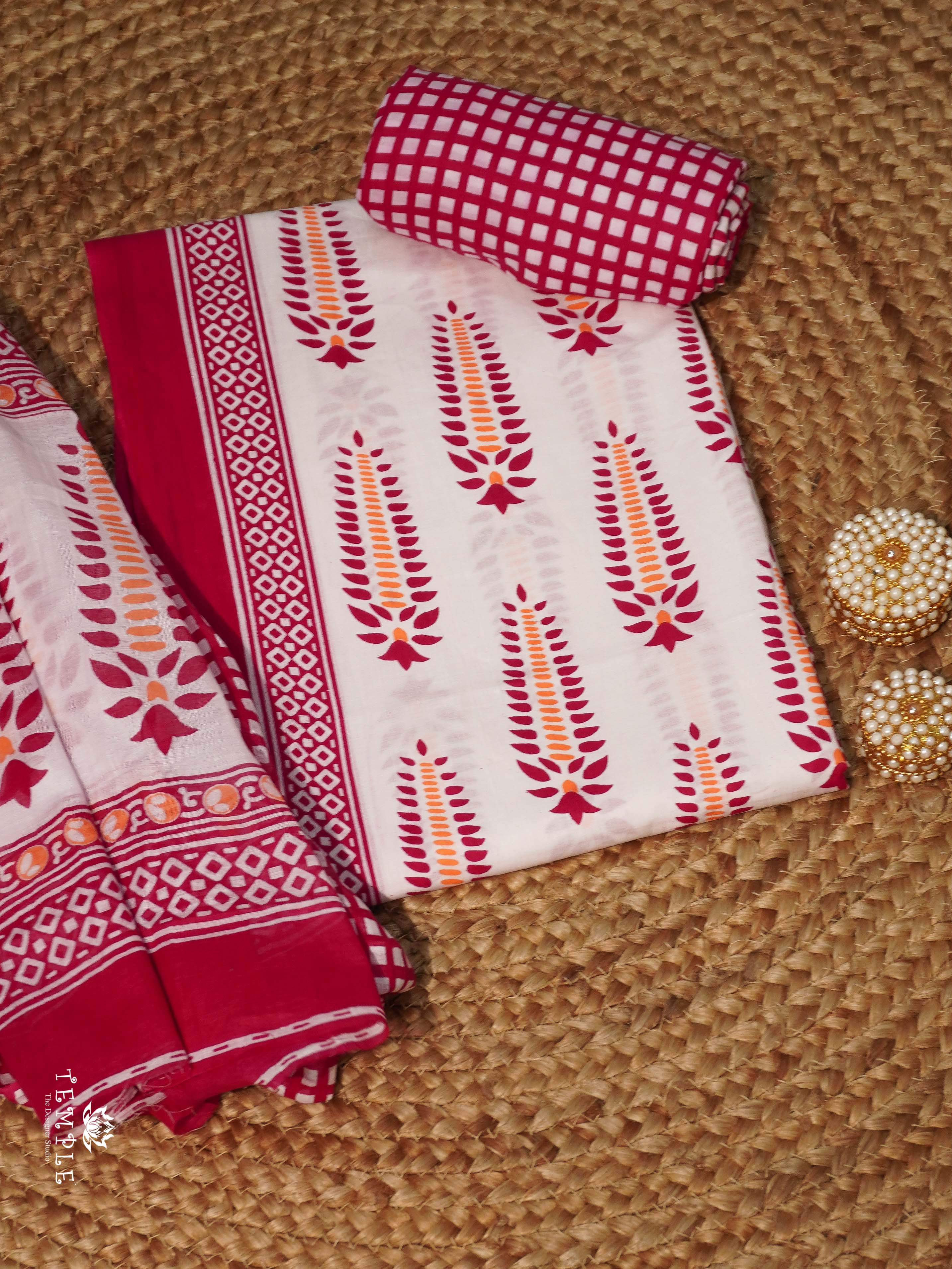 Printed Cotton Salwar Material | TTDS2031