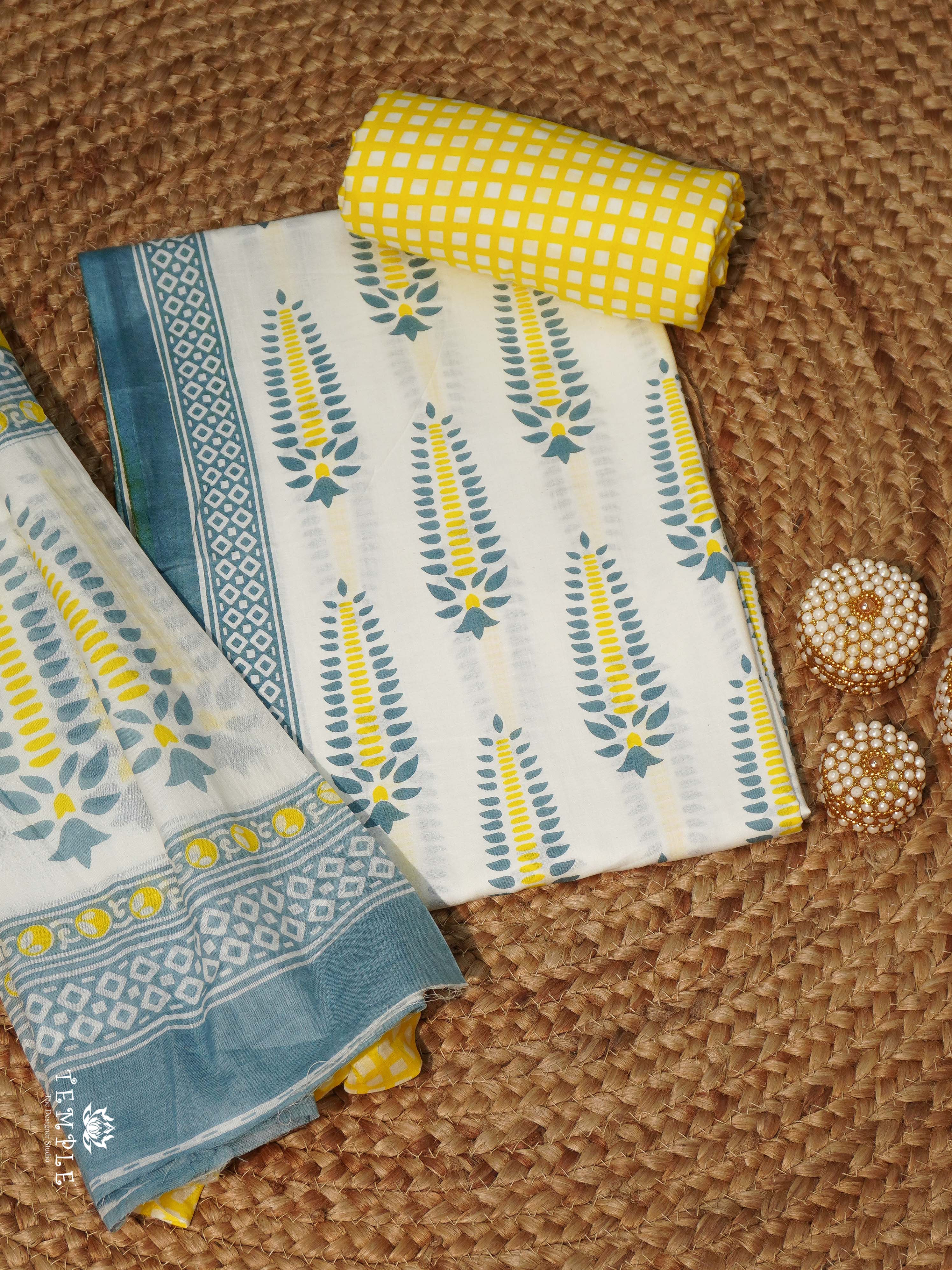 Printed Cotton Salwar Material | TTDS2031