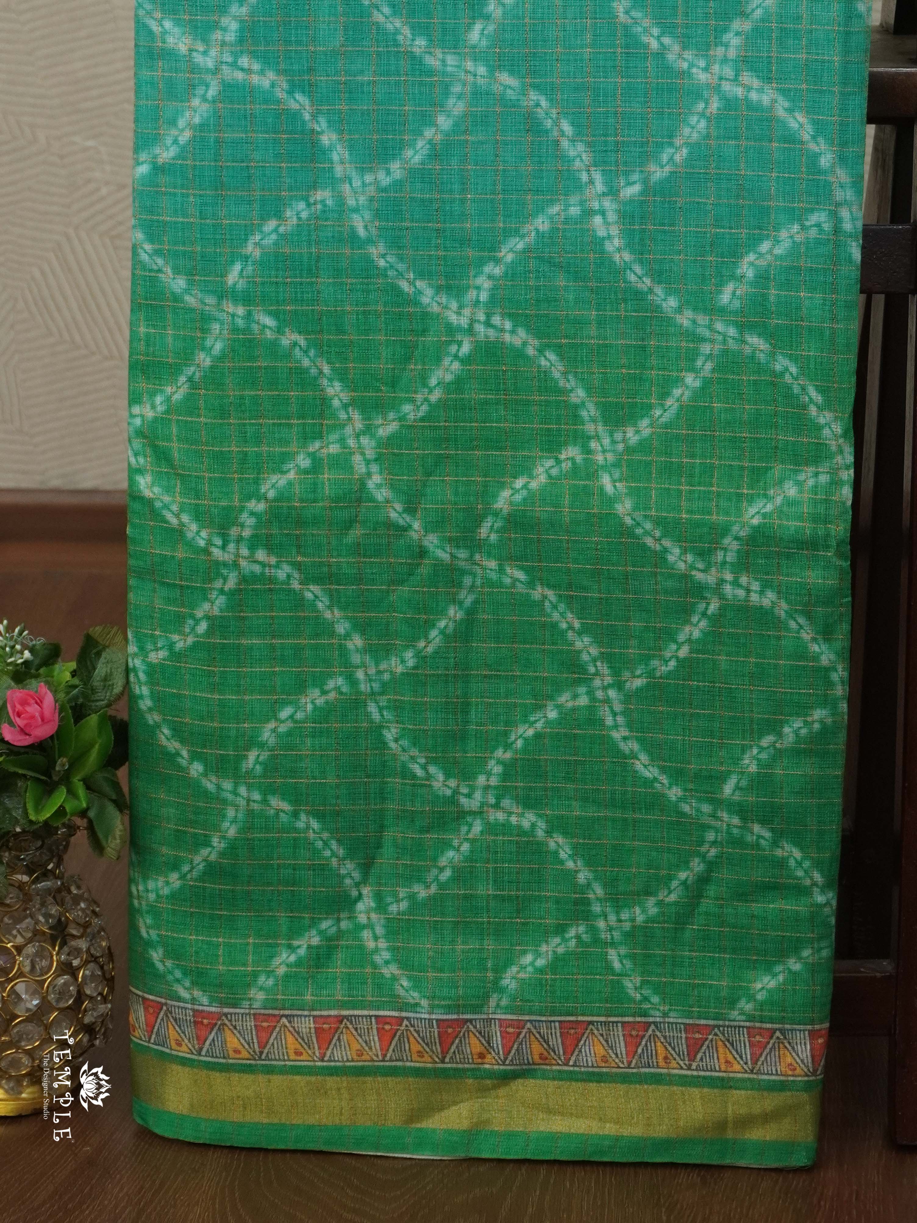 Chanderi Cotton Saree With Triple Shades | TTDS2506