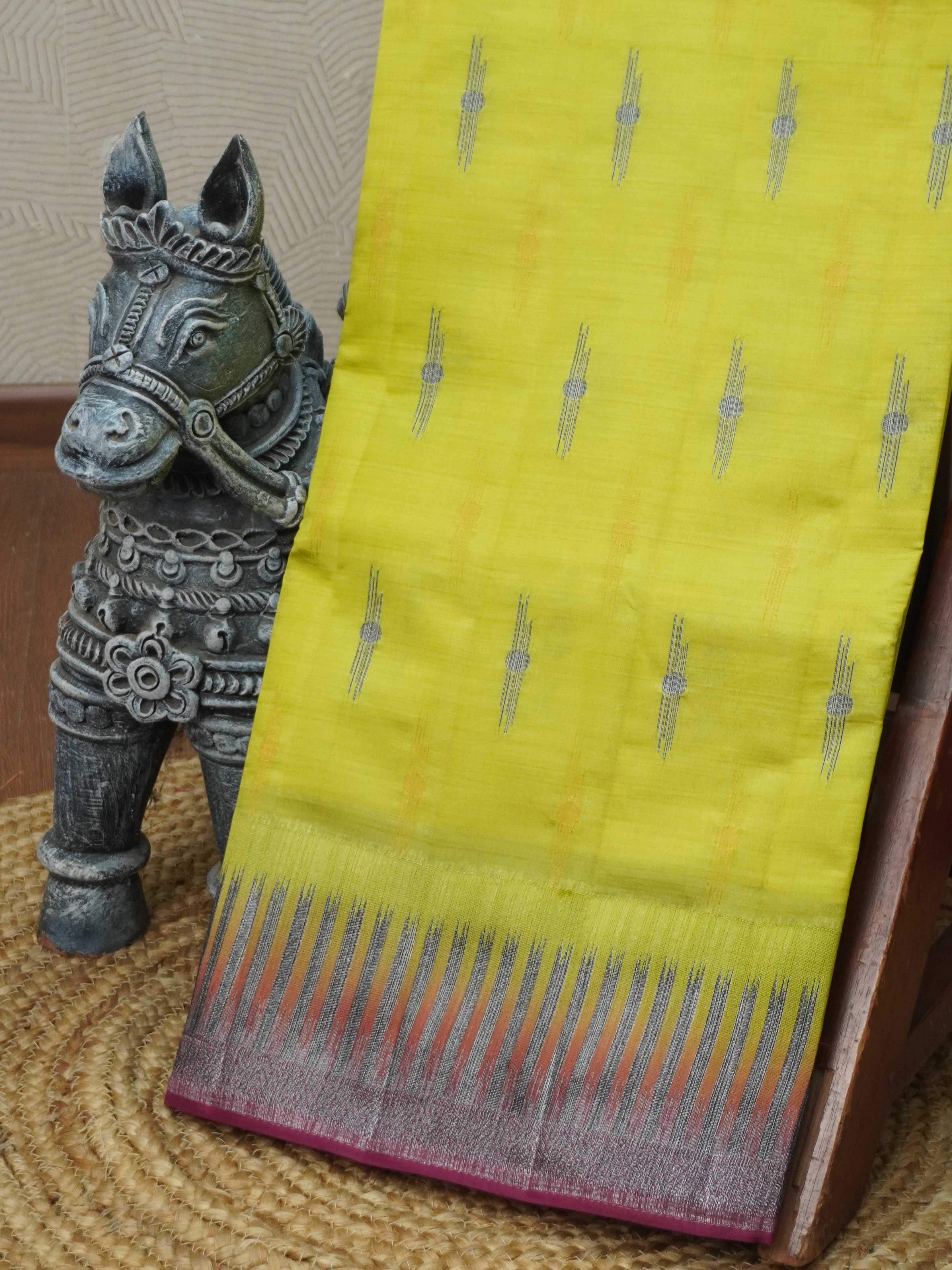 Semi Tussar Silk Saree | TTDS3409