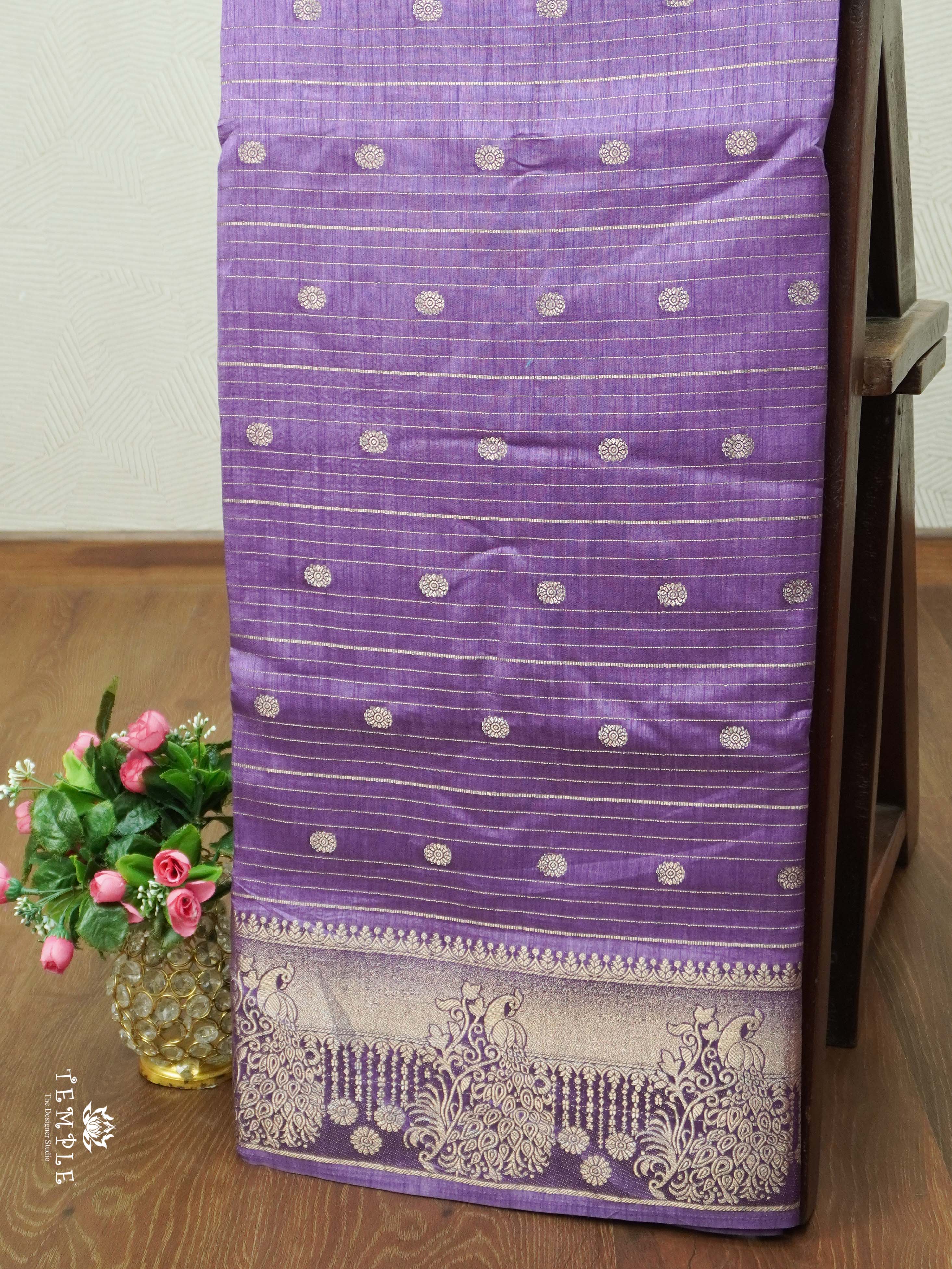 Semi Tussar Silk Saree | TTDS2036