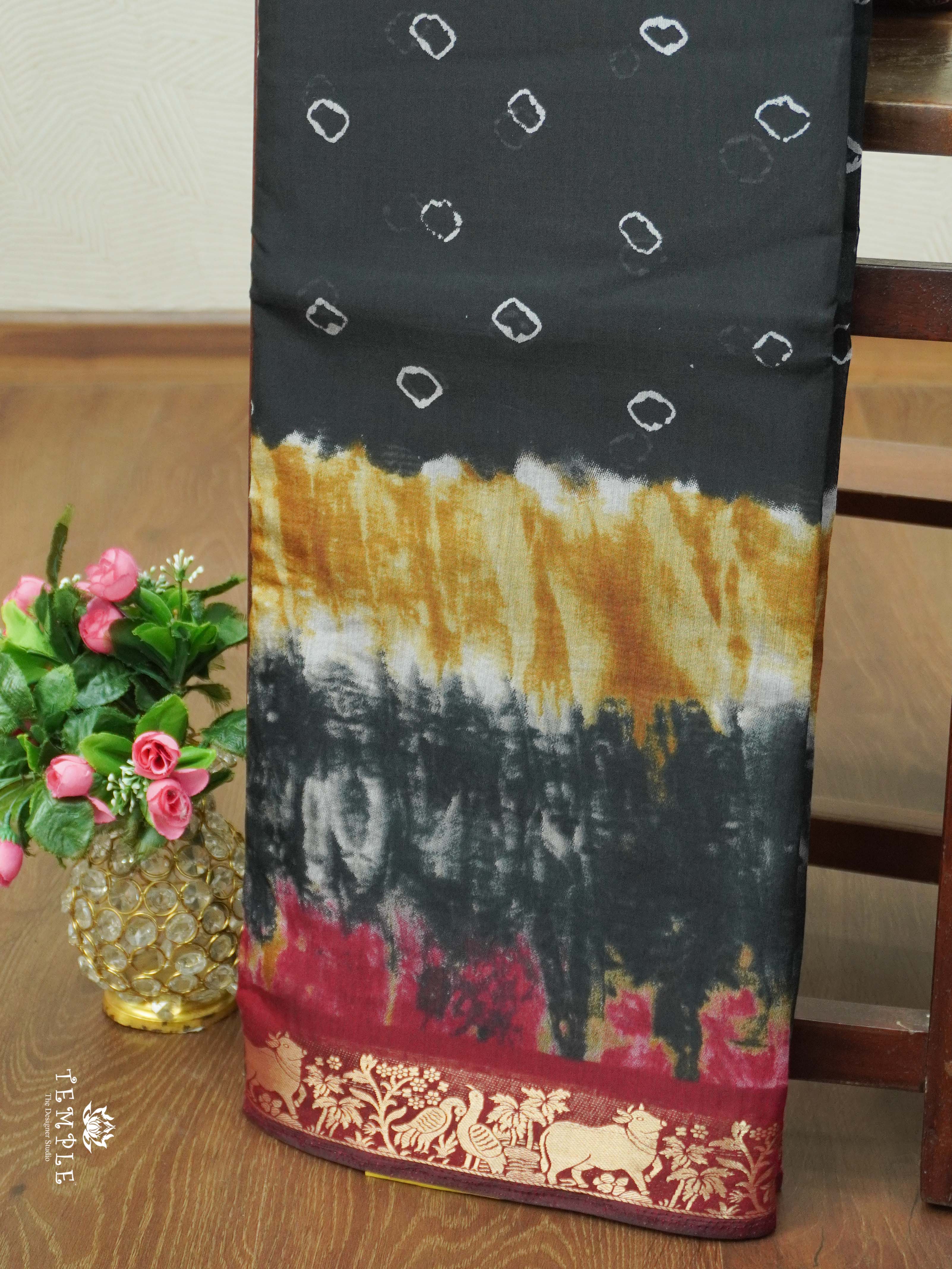 Chanderi cotton Saree | TTDS2037