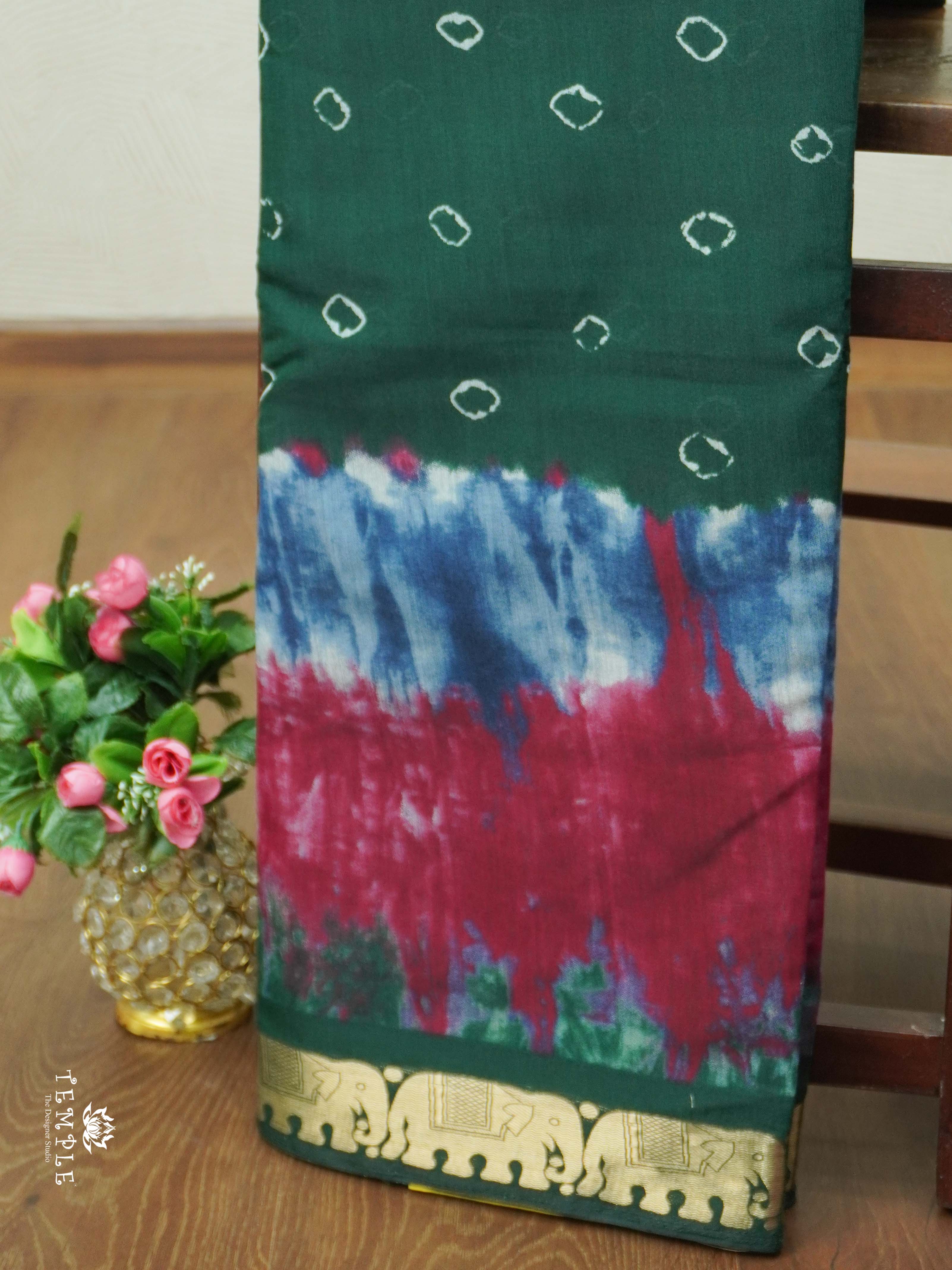 Chanderi cotton Saree | TTDS2037
