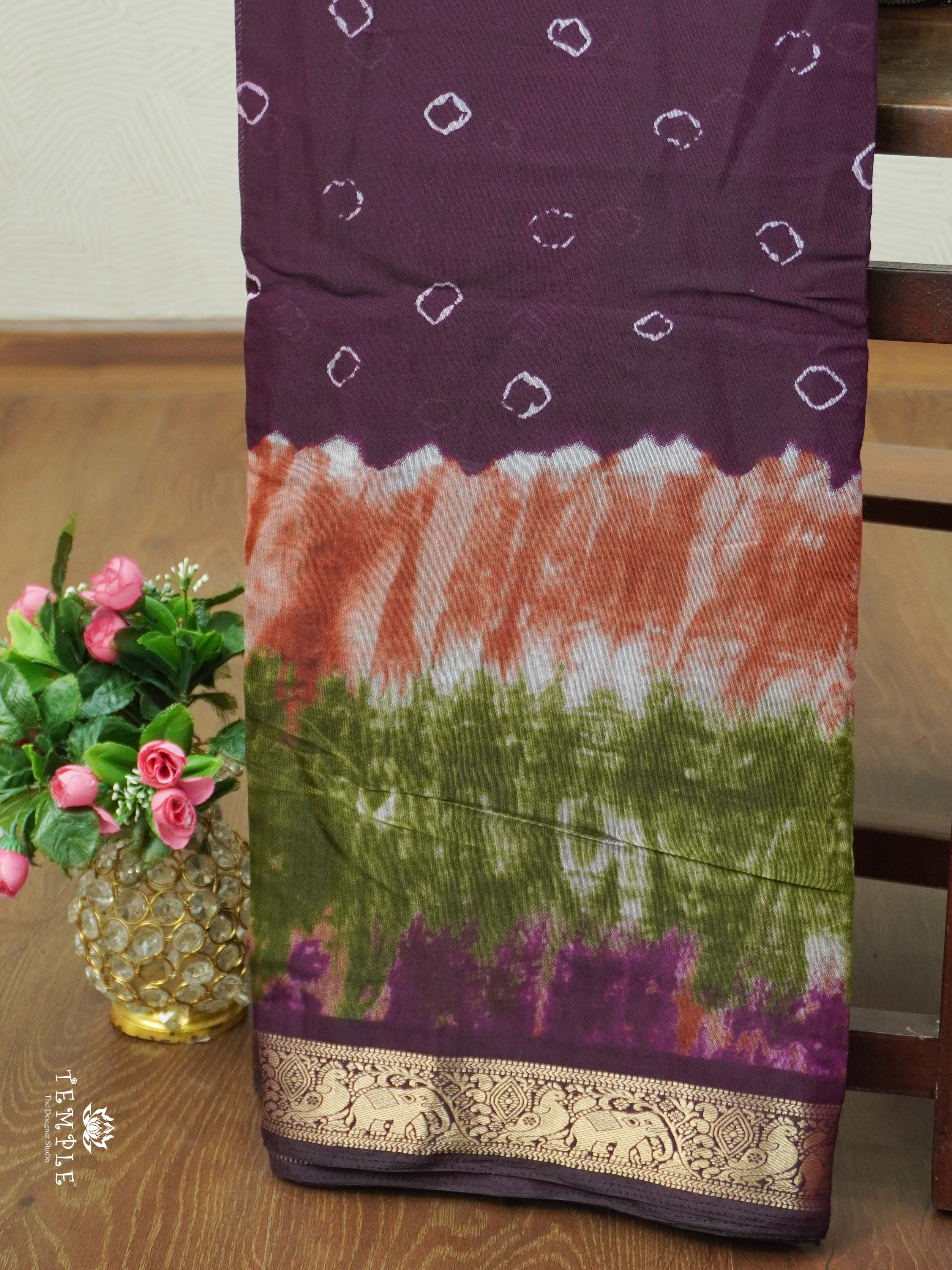 Chanderi cotton Saree | TTDS2037