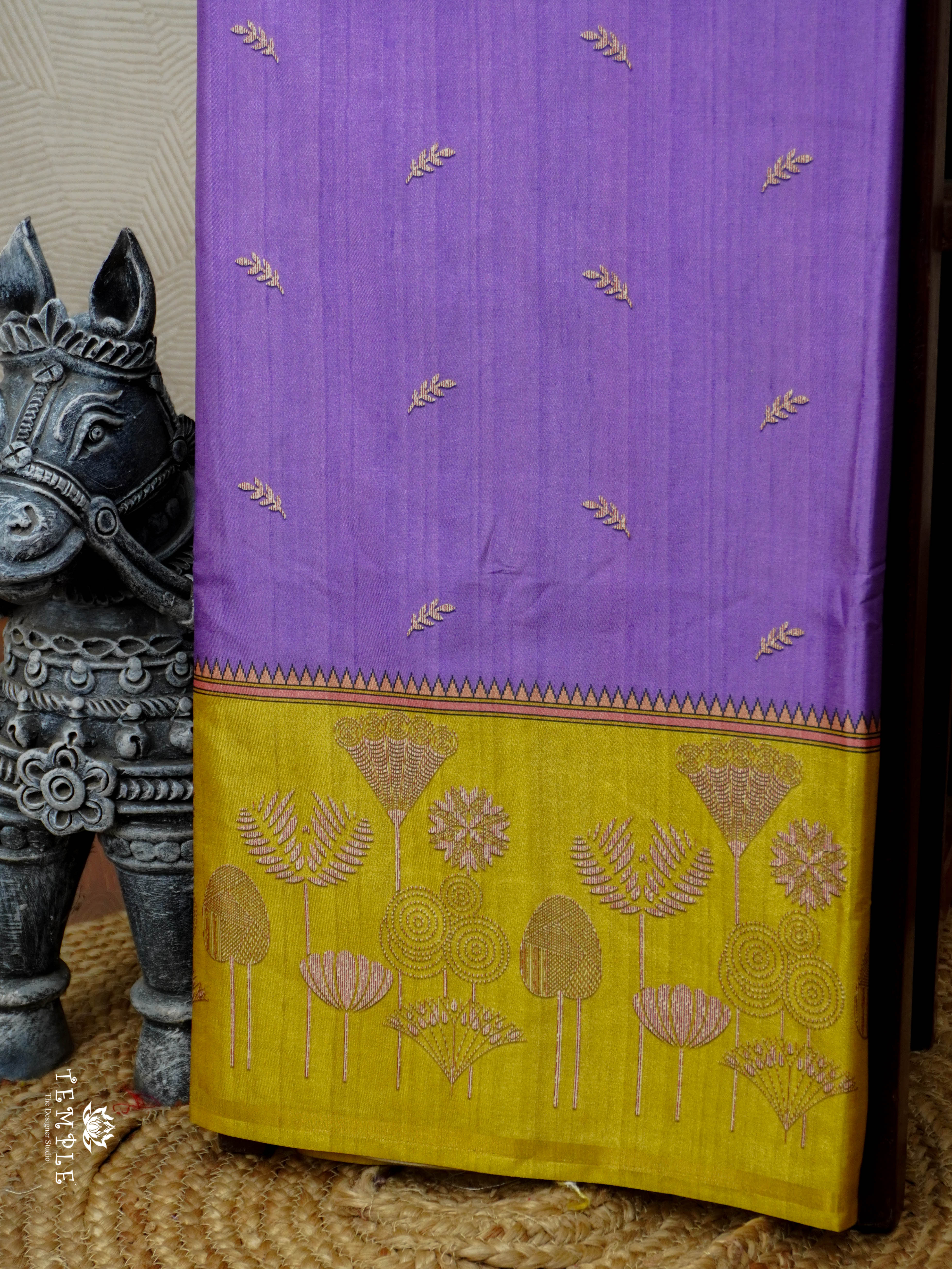 Printed Cotton Saree | TTDS2984