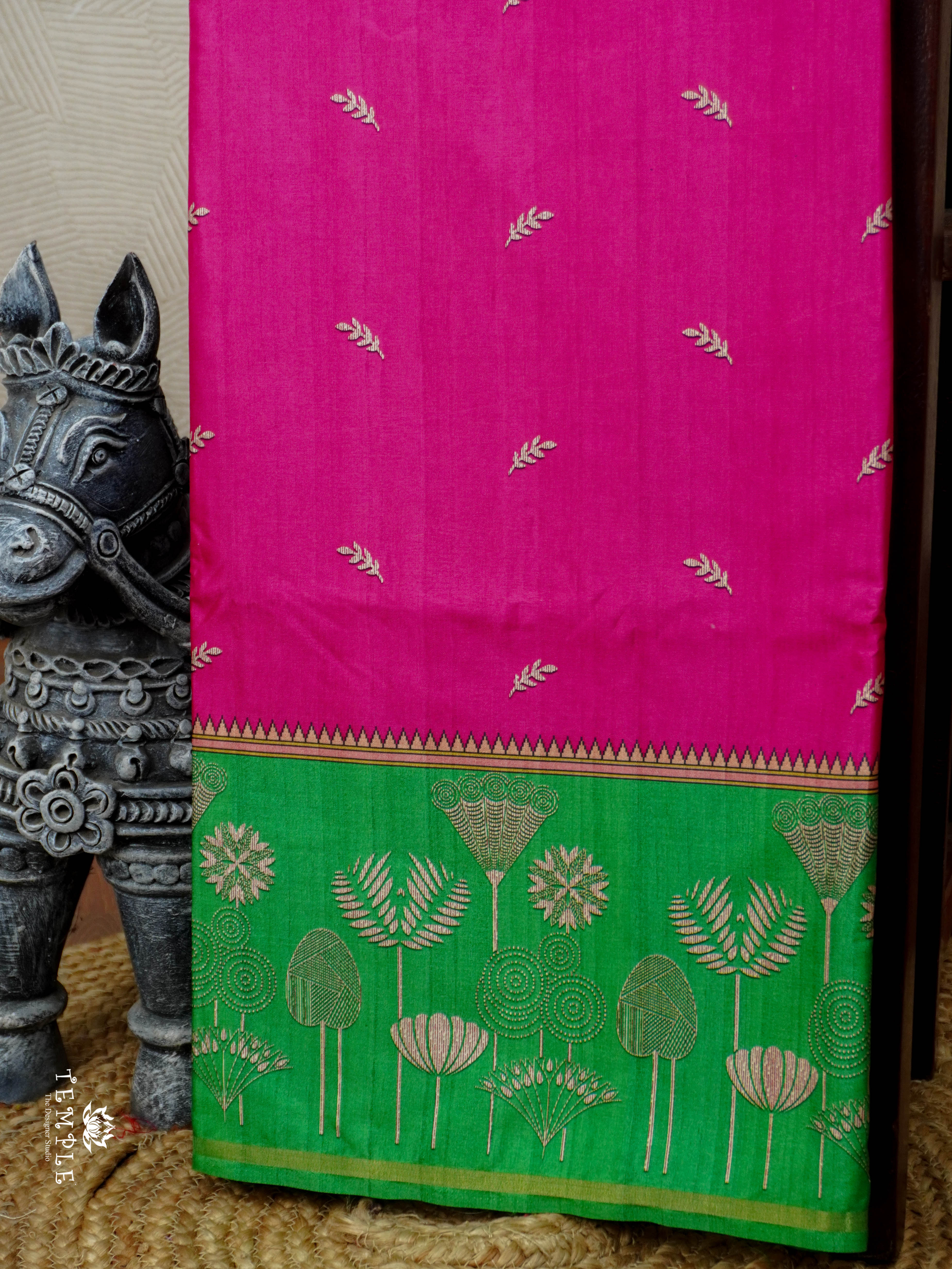 Printed Cotton Saree | TTDS2984