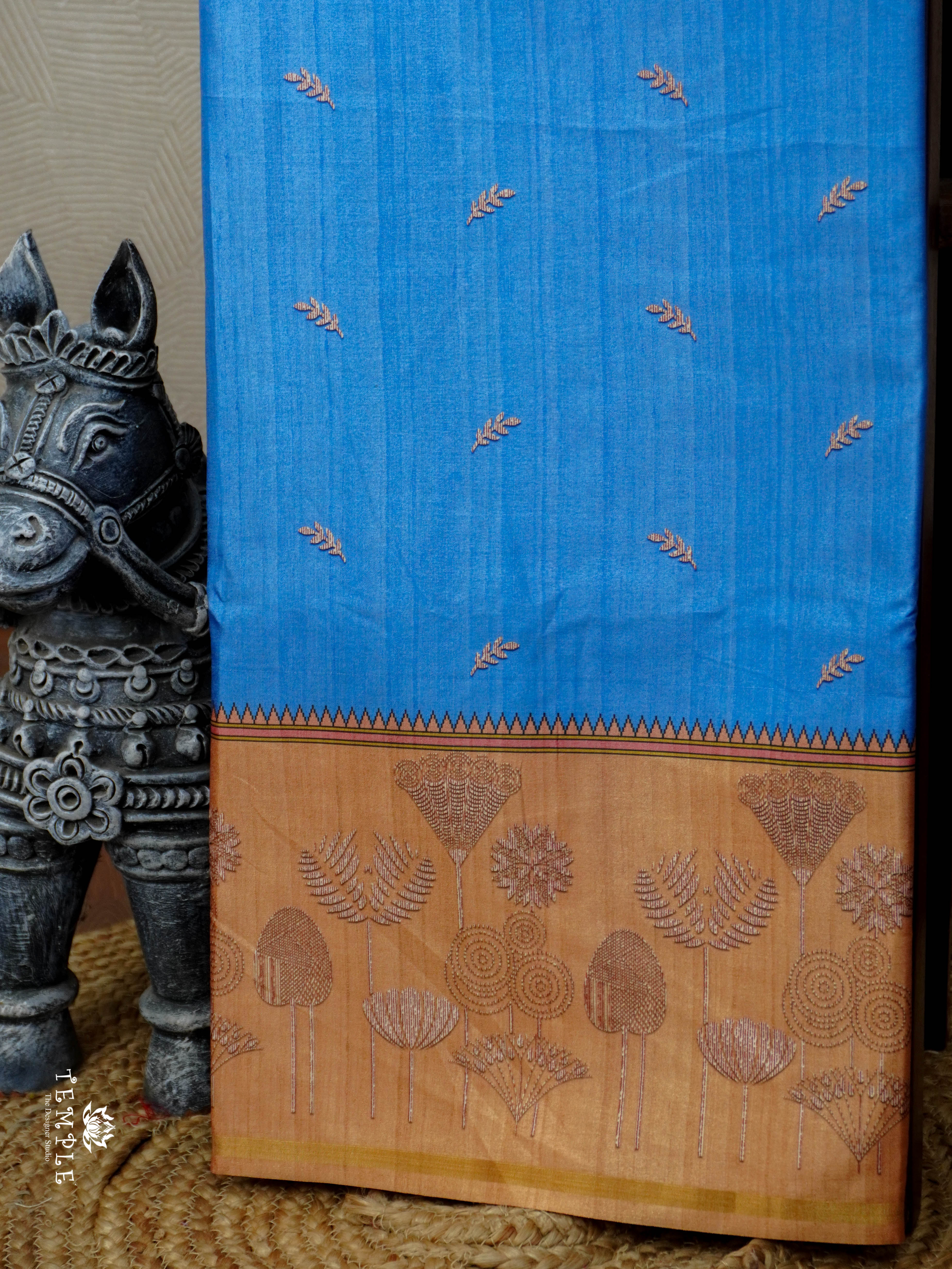 Printed Cotton Saree | TTDS2984