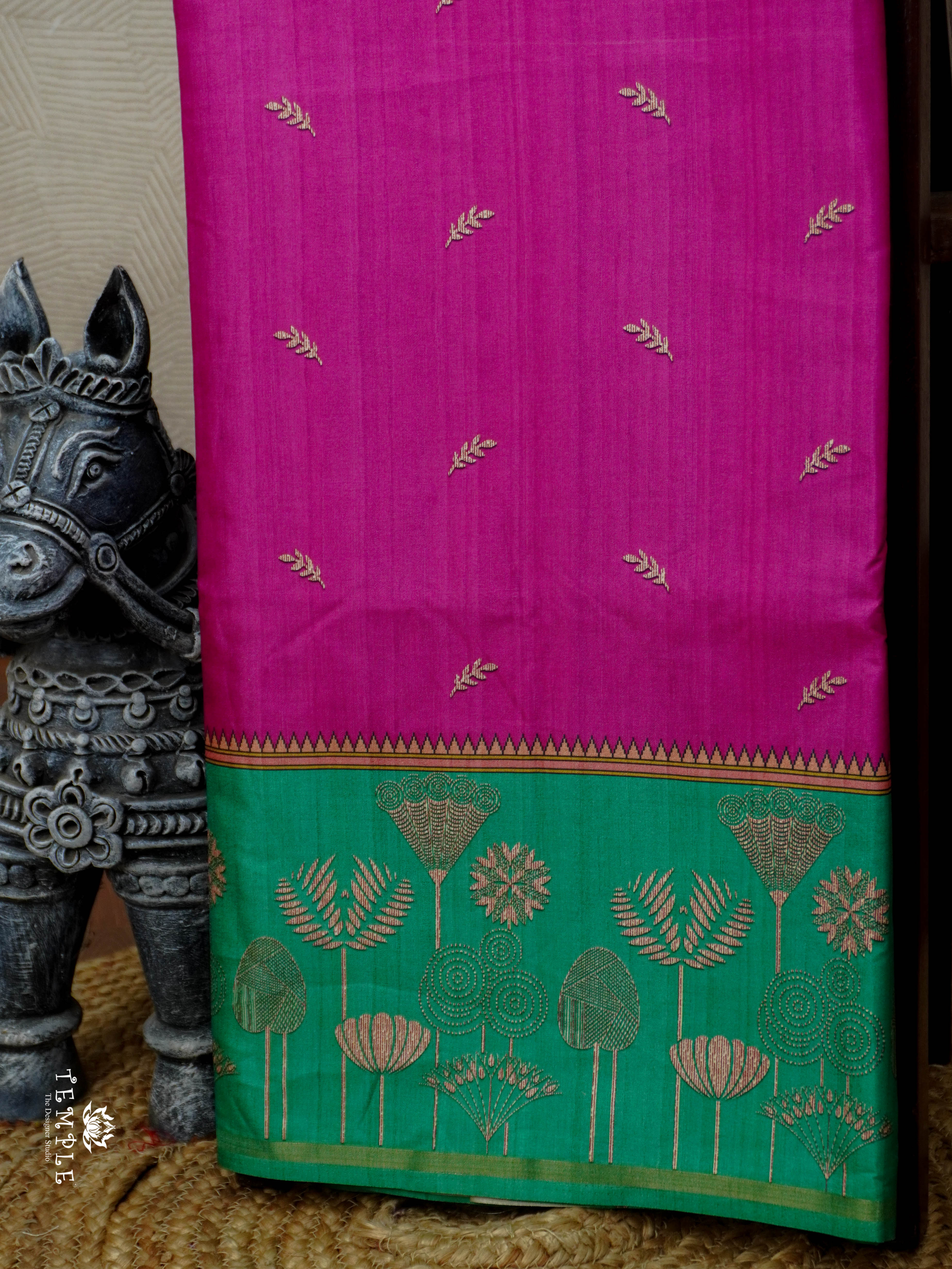 Printed Cotton Saree | TTDS2984