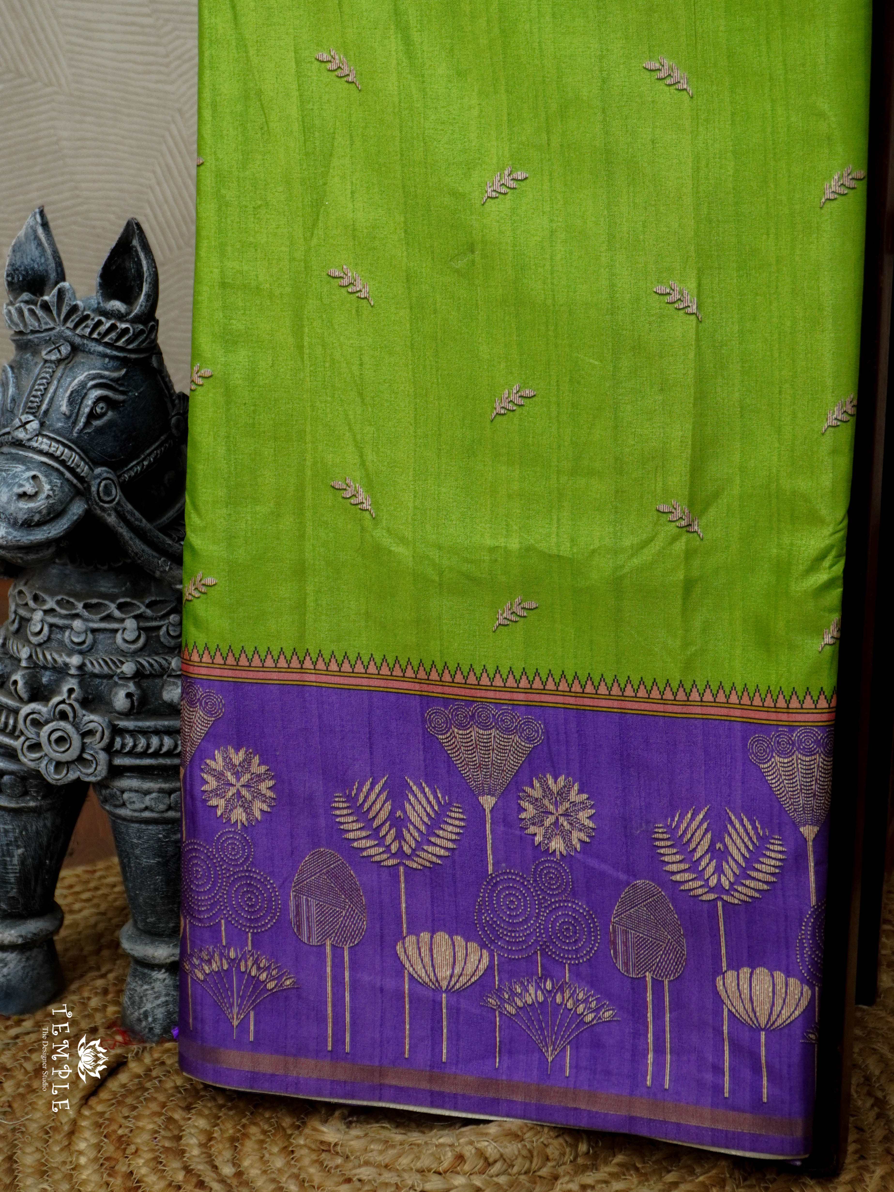 Printed Cotton Saree | TTDS2984