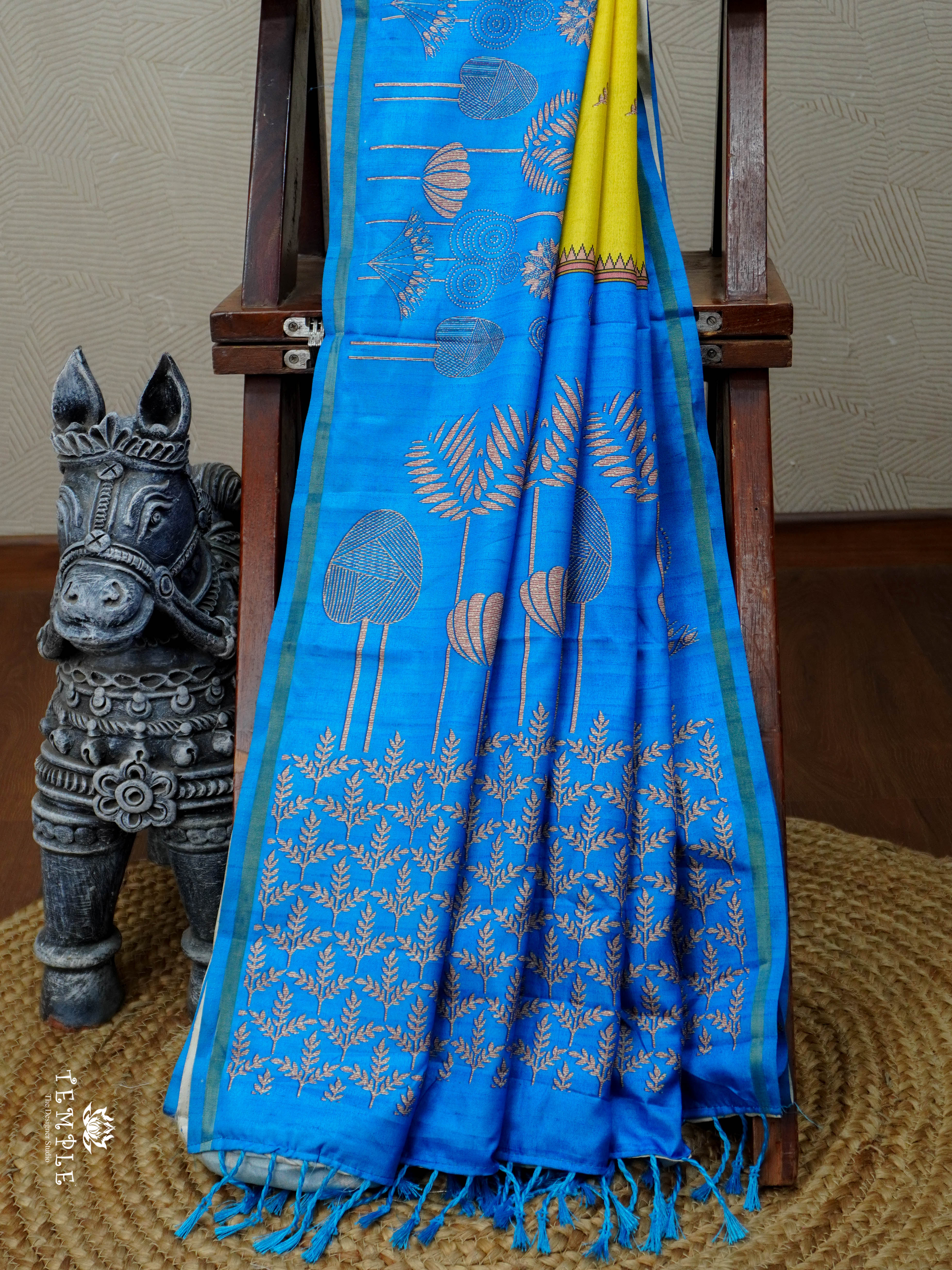 Printed Cotton Saree | TTDS2984