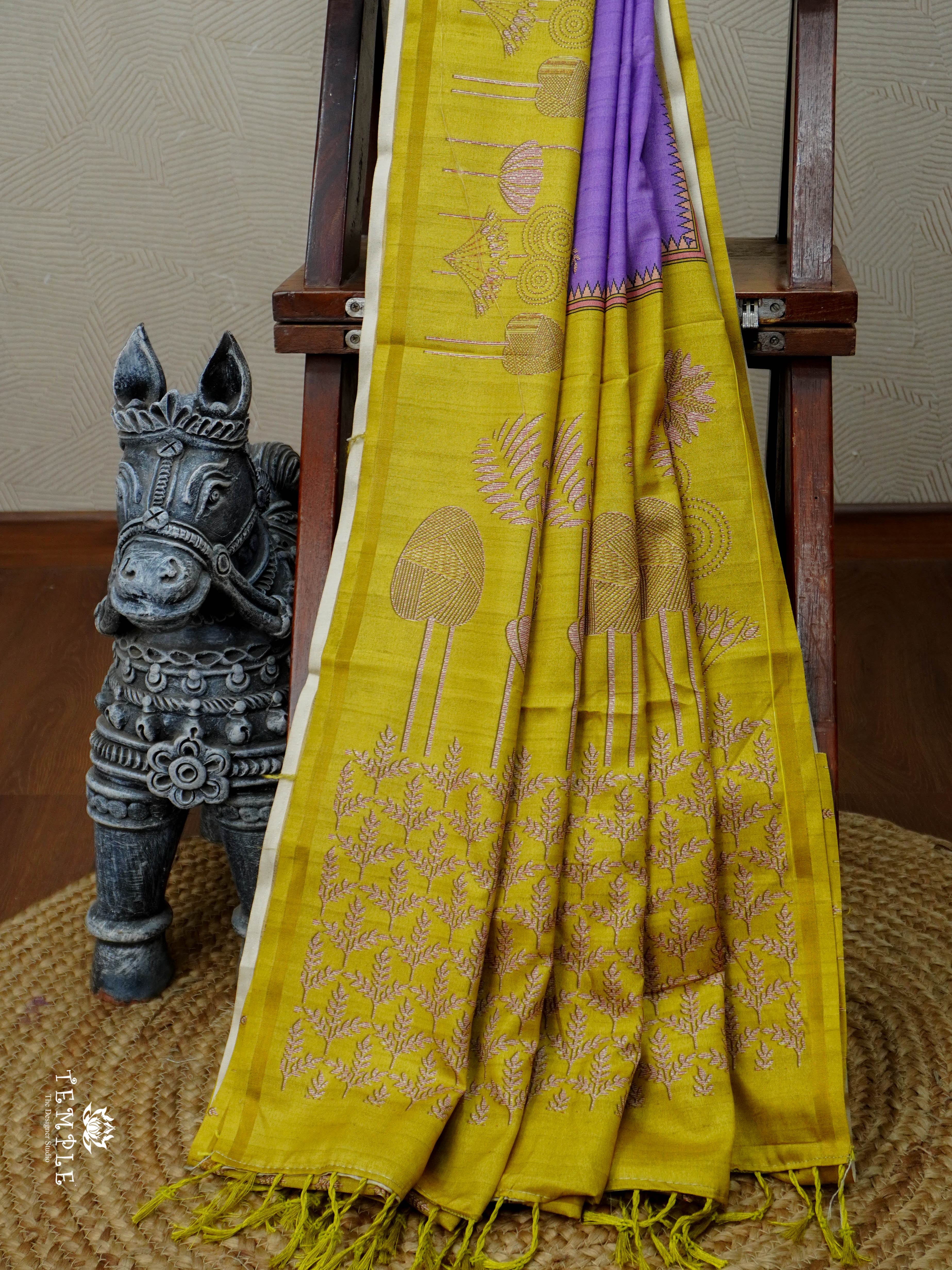 Printed Cotton Saree | TTDS2984