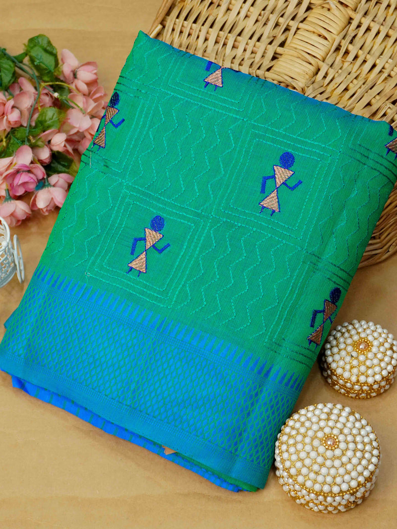 Raw Silk Saree | TTDS3062
