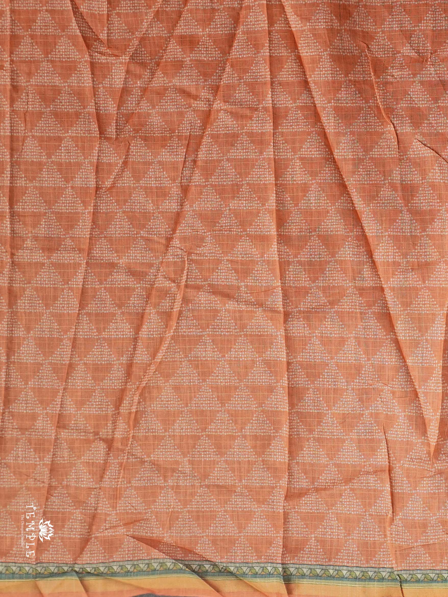 Chanderi Cotton Saree With Triple Shades | TTDS2505