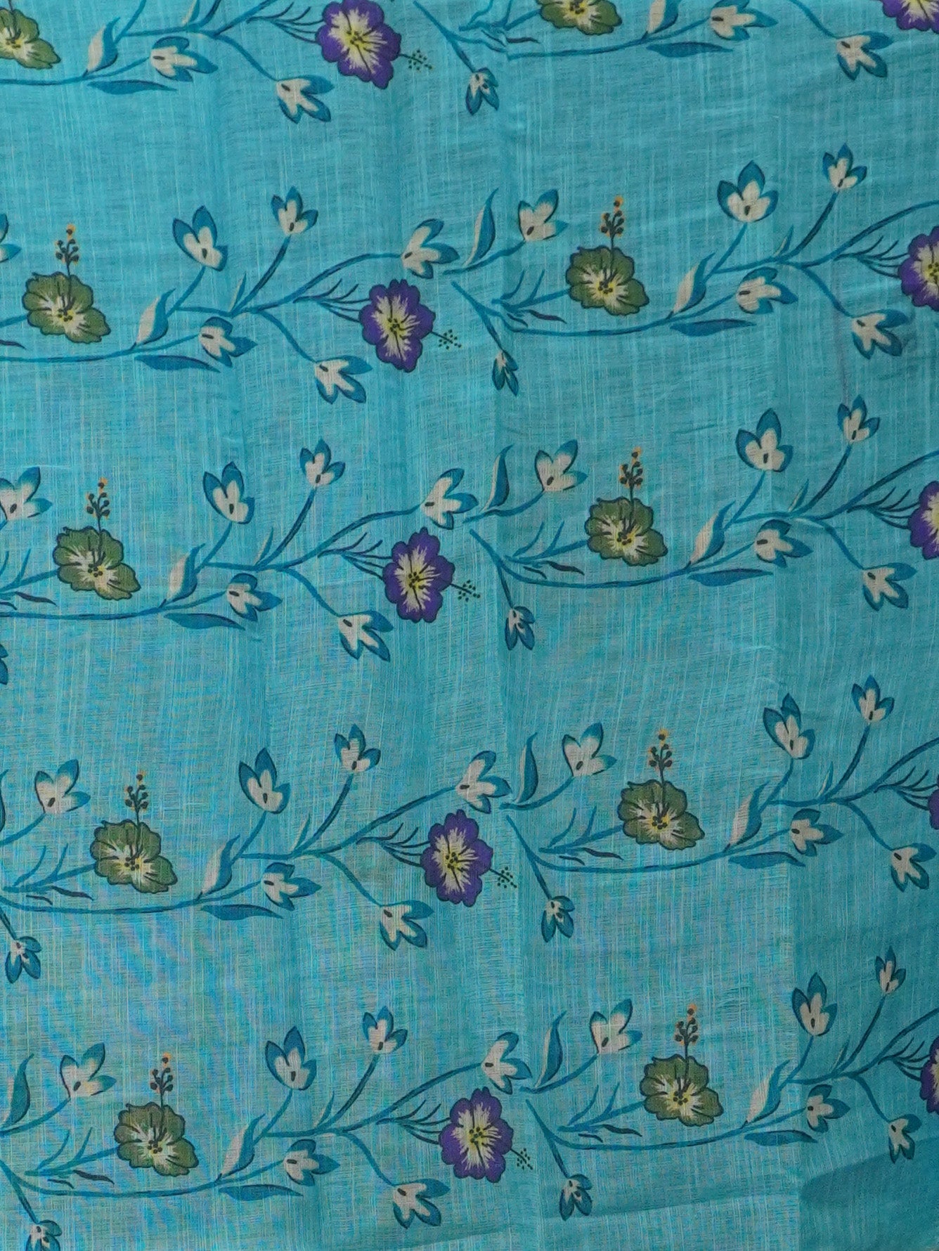 Linen Cotton Saree | TTDS3411