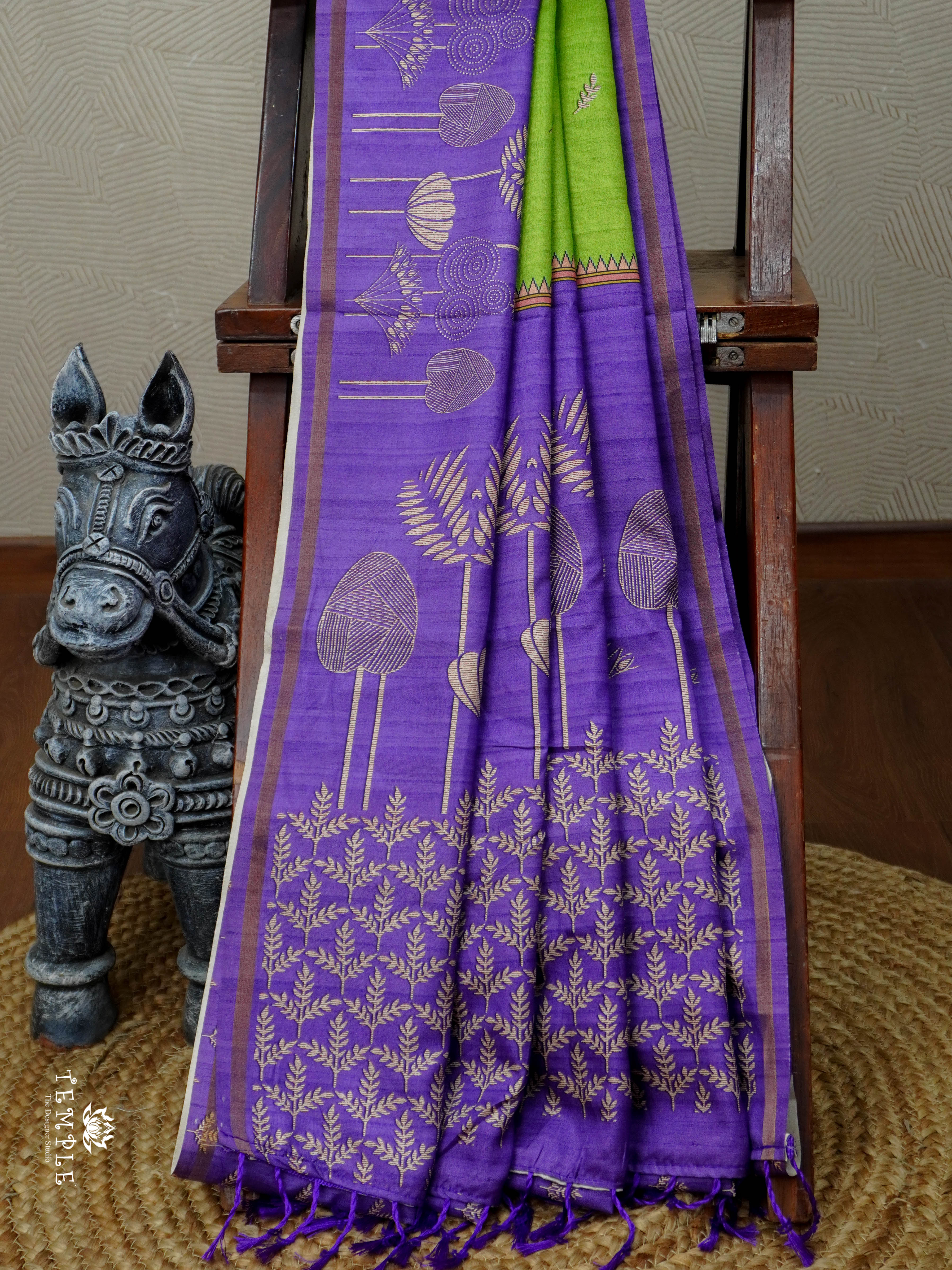 Printed Cotton Saree | TTDS2984