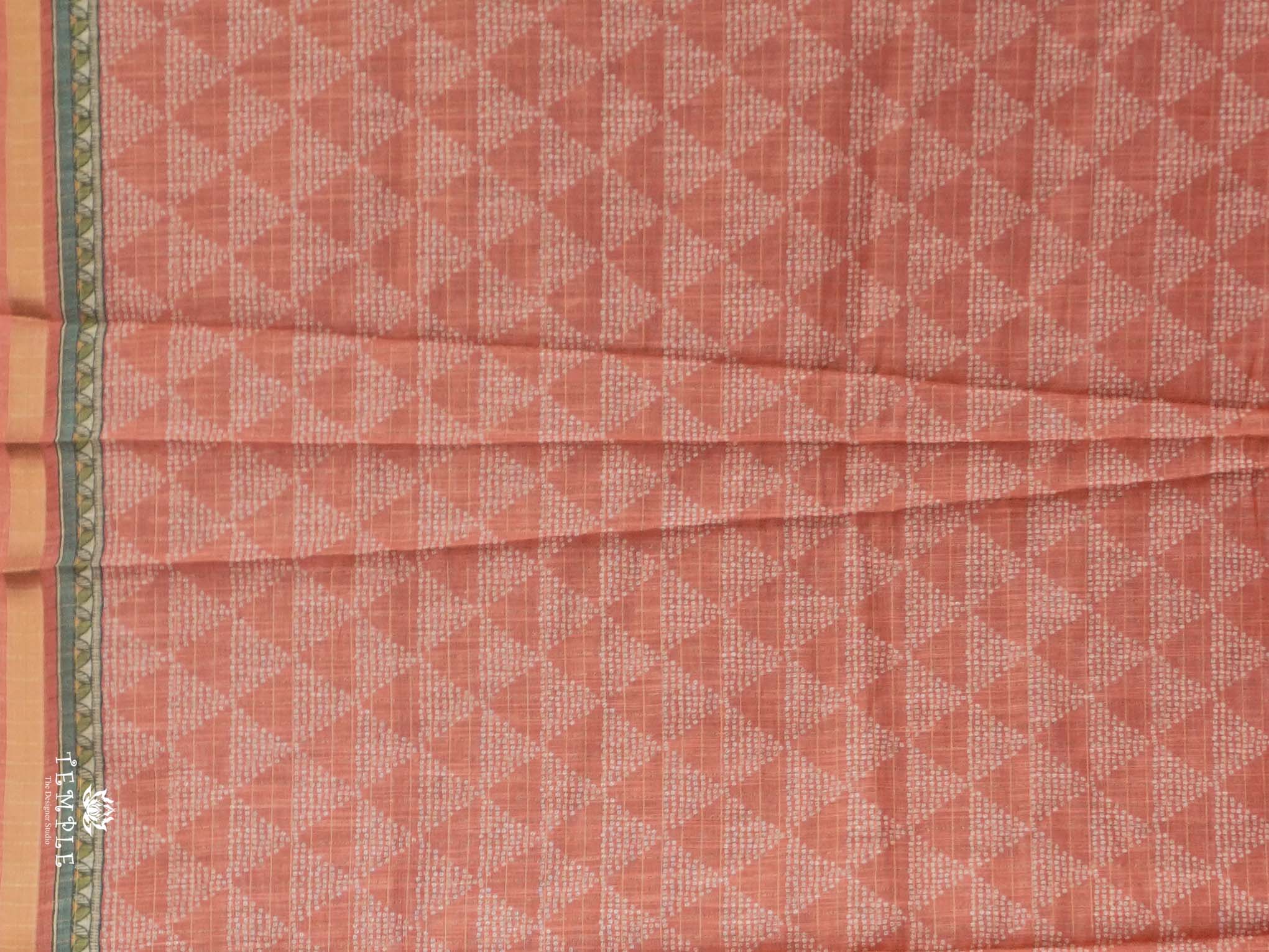Chanderi Cotton Saree With Triple Shades | TTDS2505