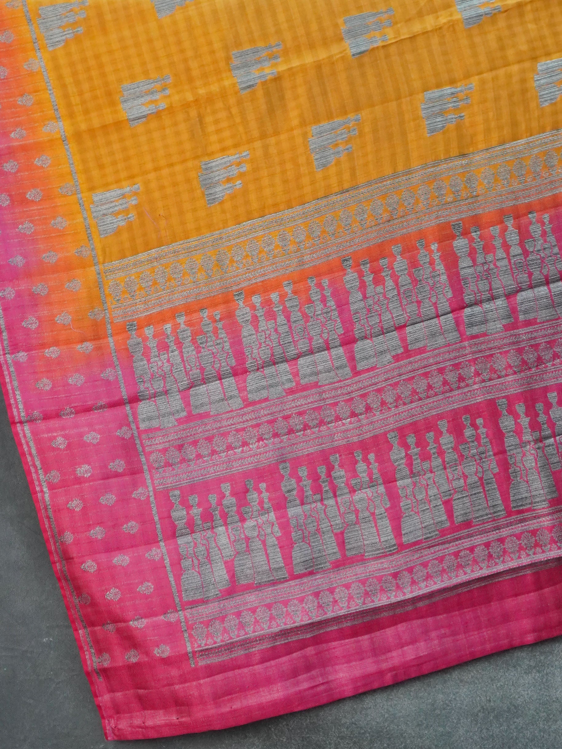 Semi Tussar Silk Saree | TTDS3408