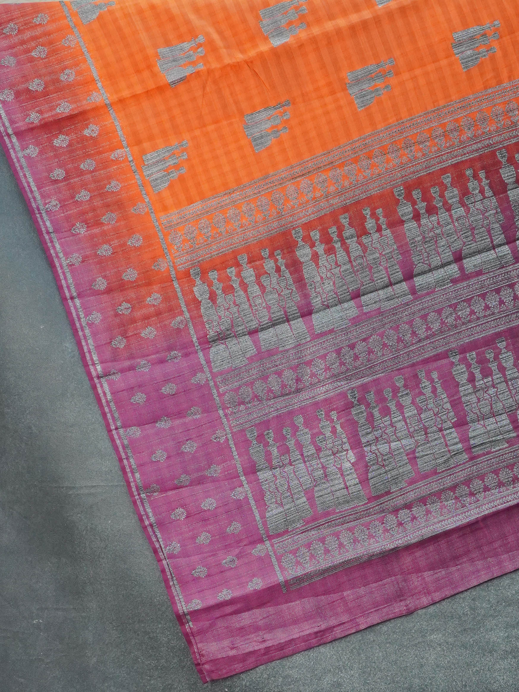 Semi Tussar Silk Saree | TTDS3408