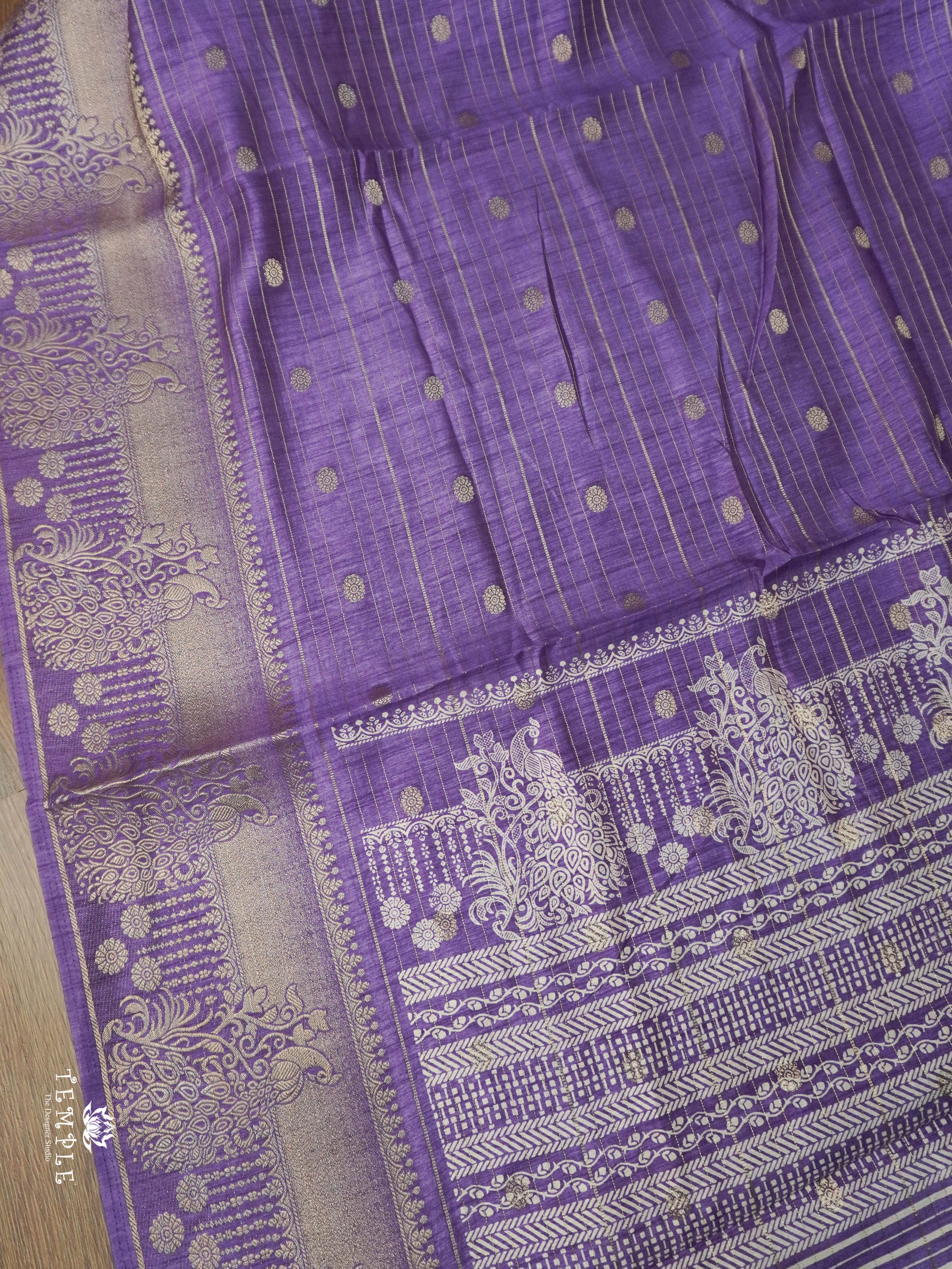Semi Tussar Silk Saree | TTDS2036