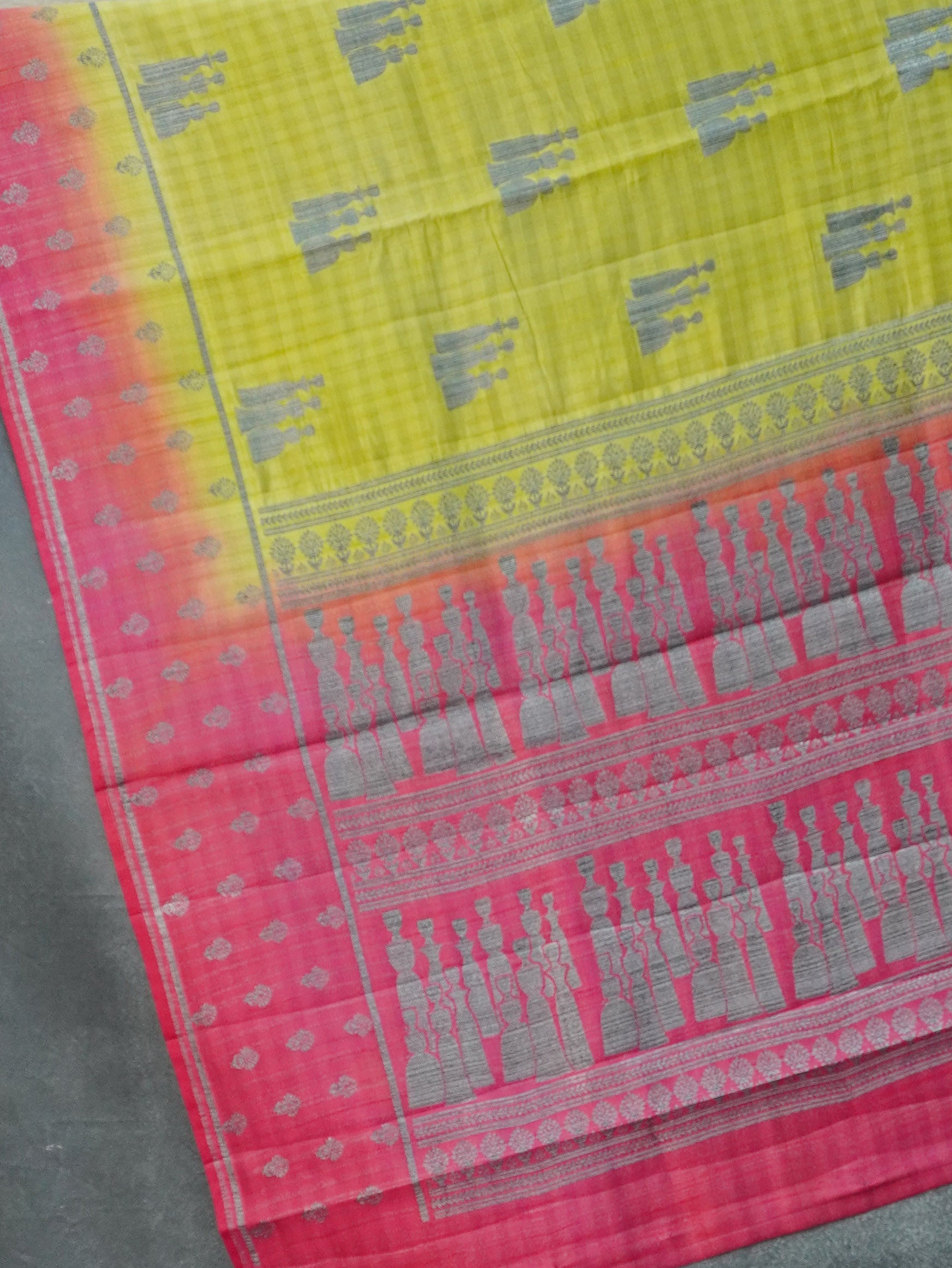Semi Tussar Silk Saree | TTDS3408