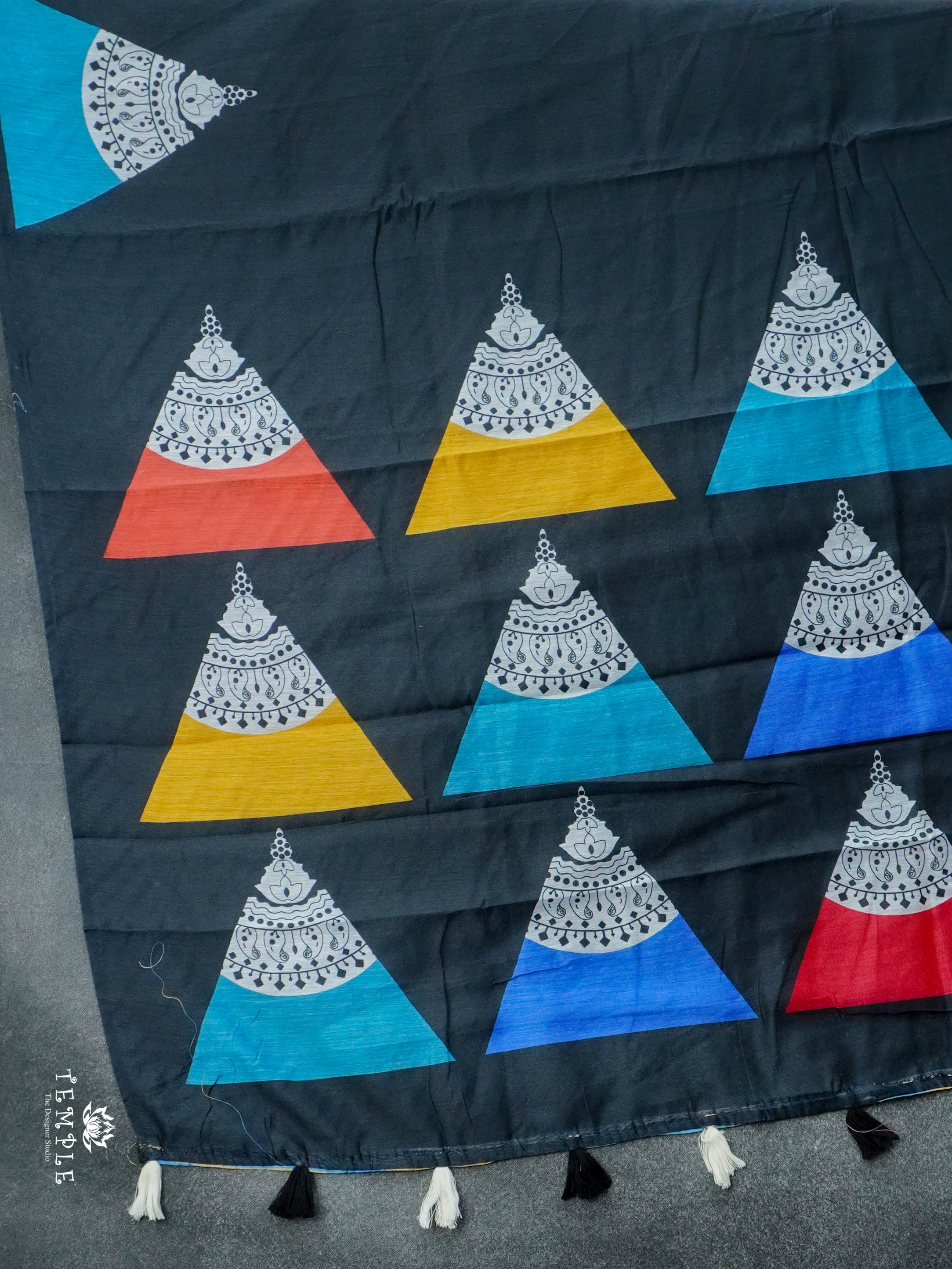 Printed Chanderi Cotton Saree | TTDS2985