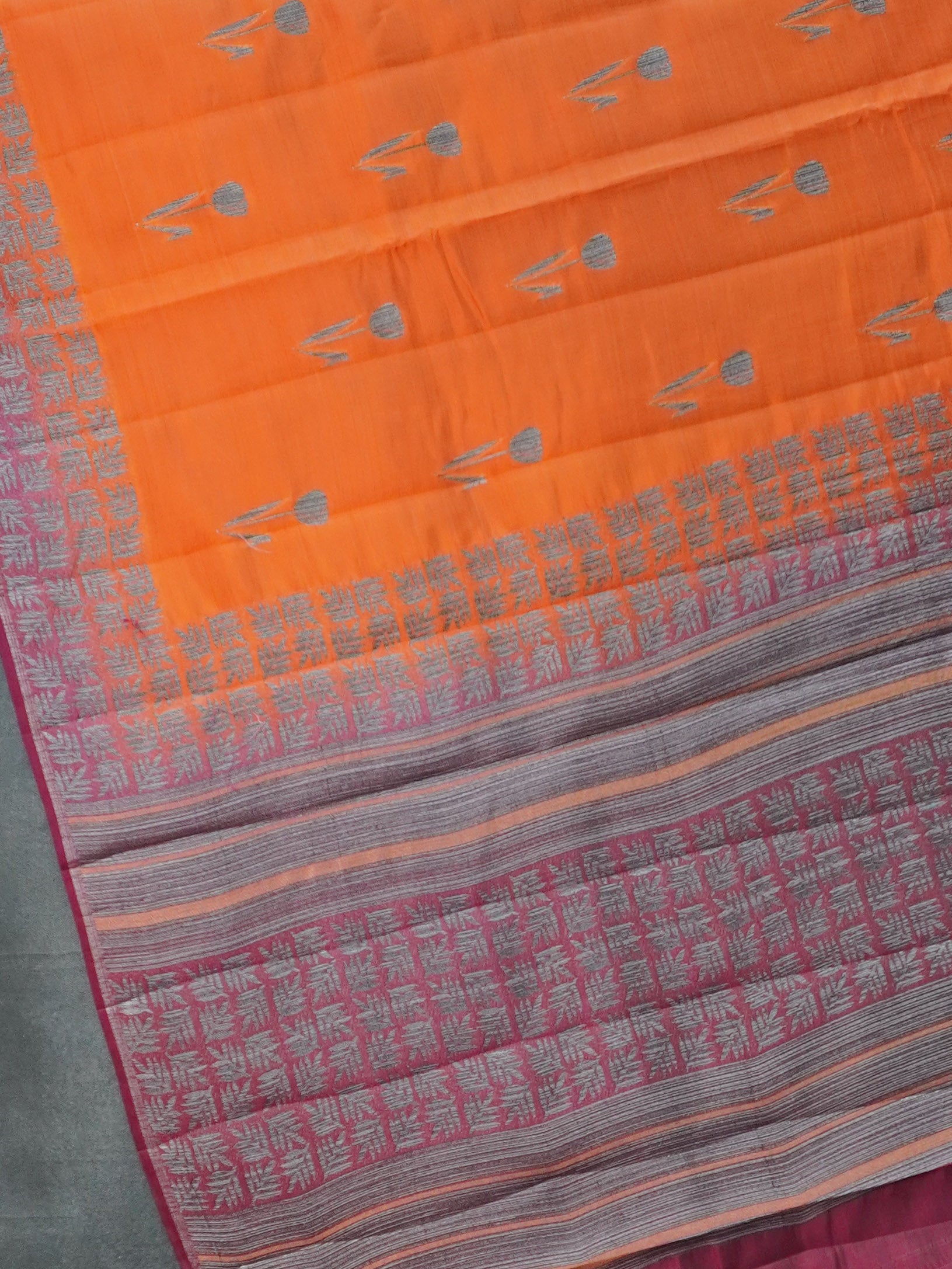 Semi Tussar Silk Saree | TTDS3410
