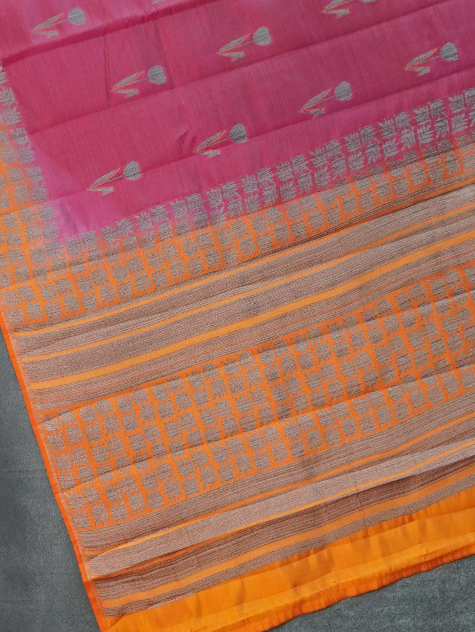 Semi Tussar Silk Saree | TTDS3410
