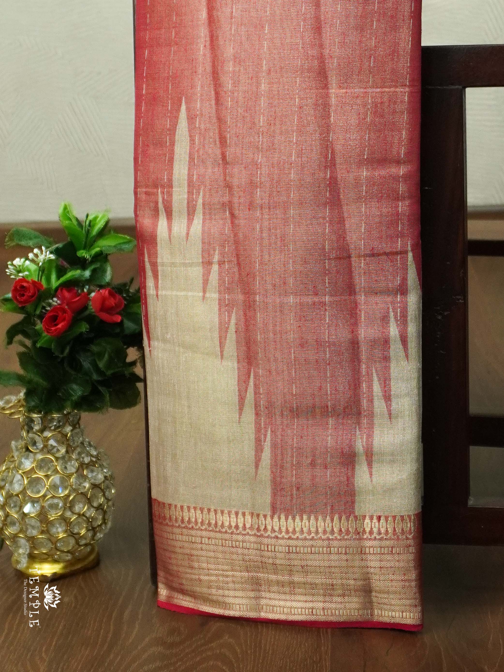 Linen Tissue Saree | TTDS2038