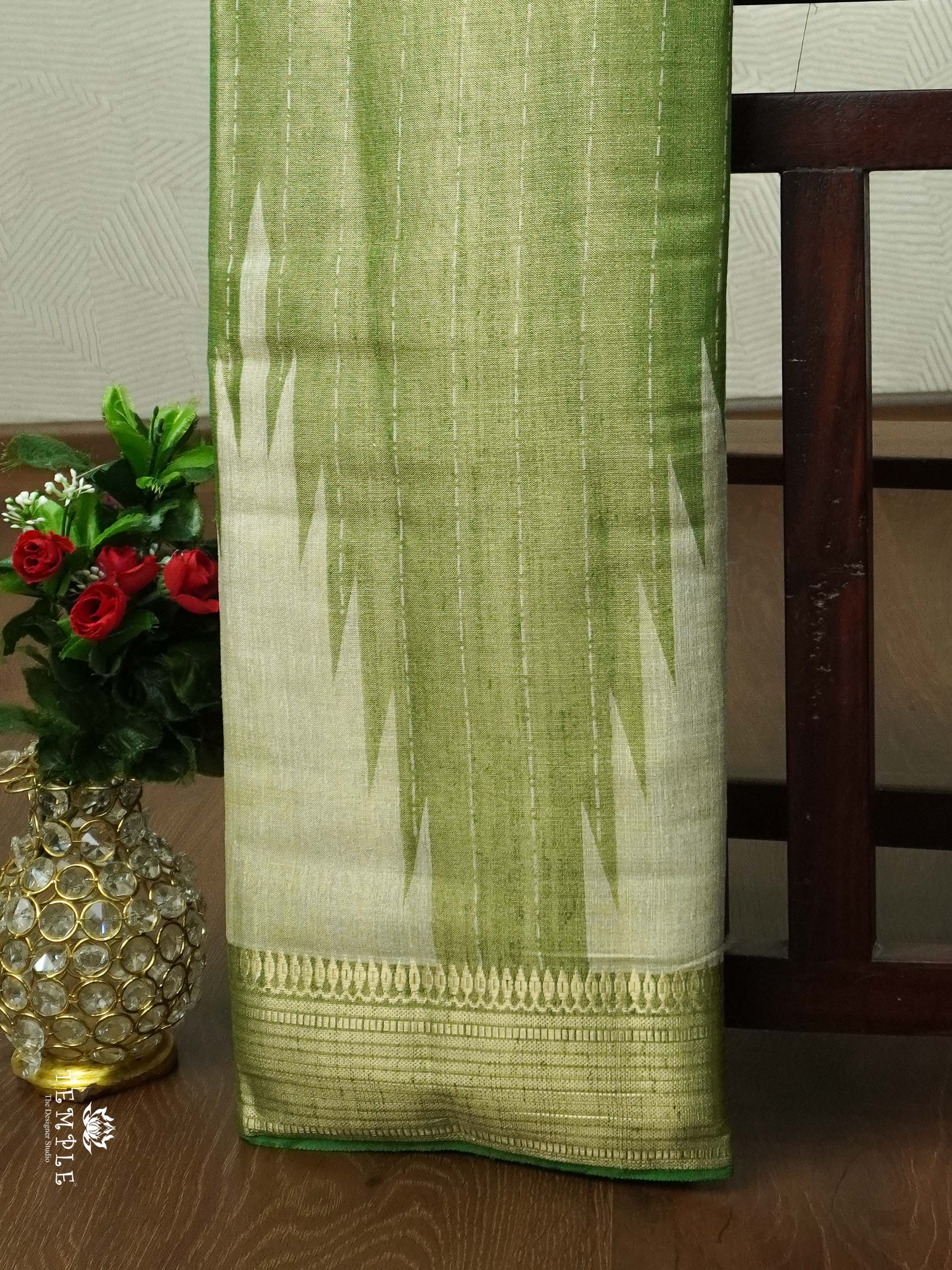 Linen Tissue Saree | TTDS2038