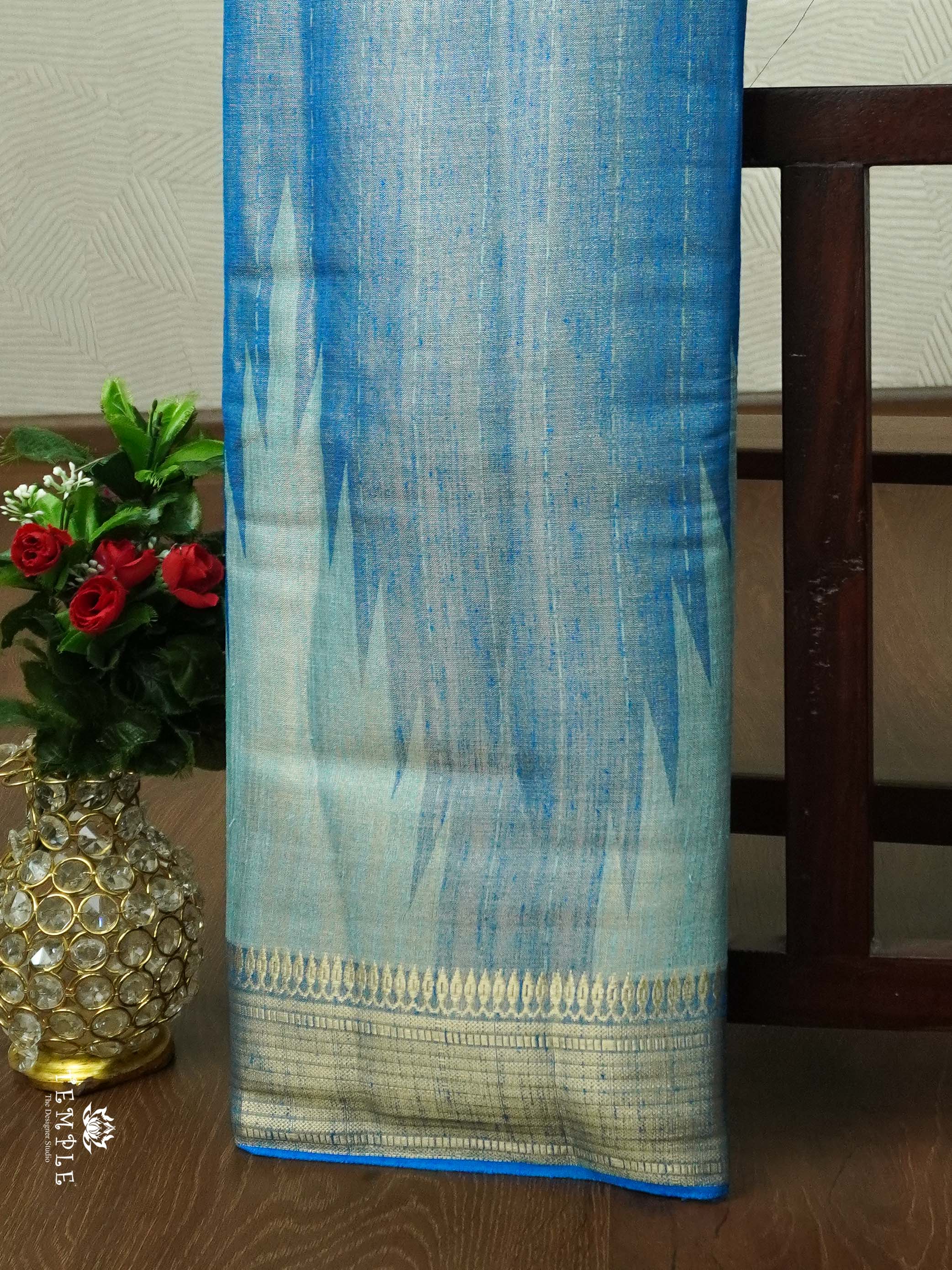 Linen Tissue Saree | TTDS2038