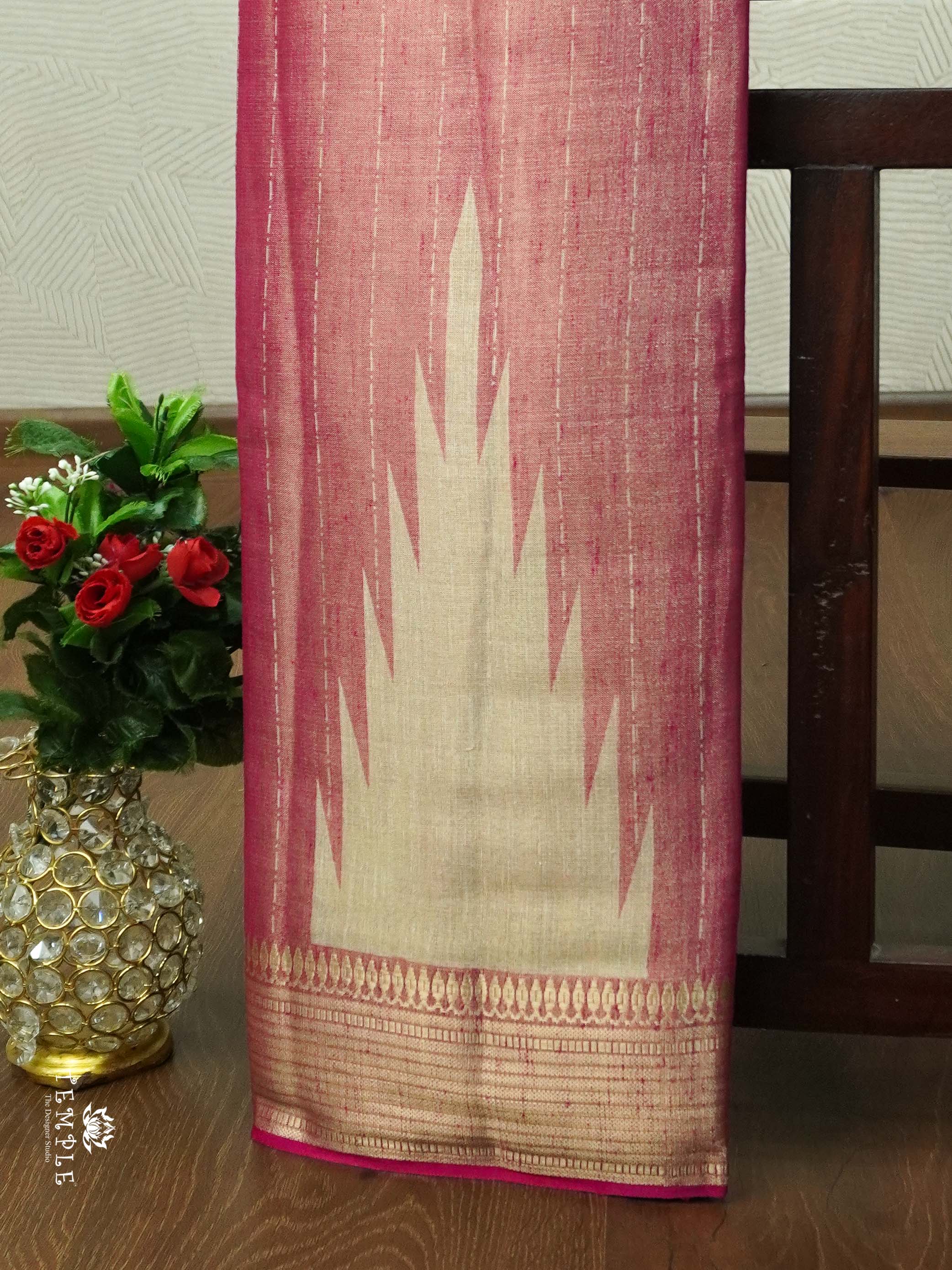 Linen Tissue Saree | TTDS2038