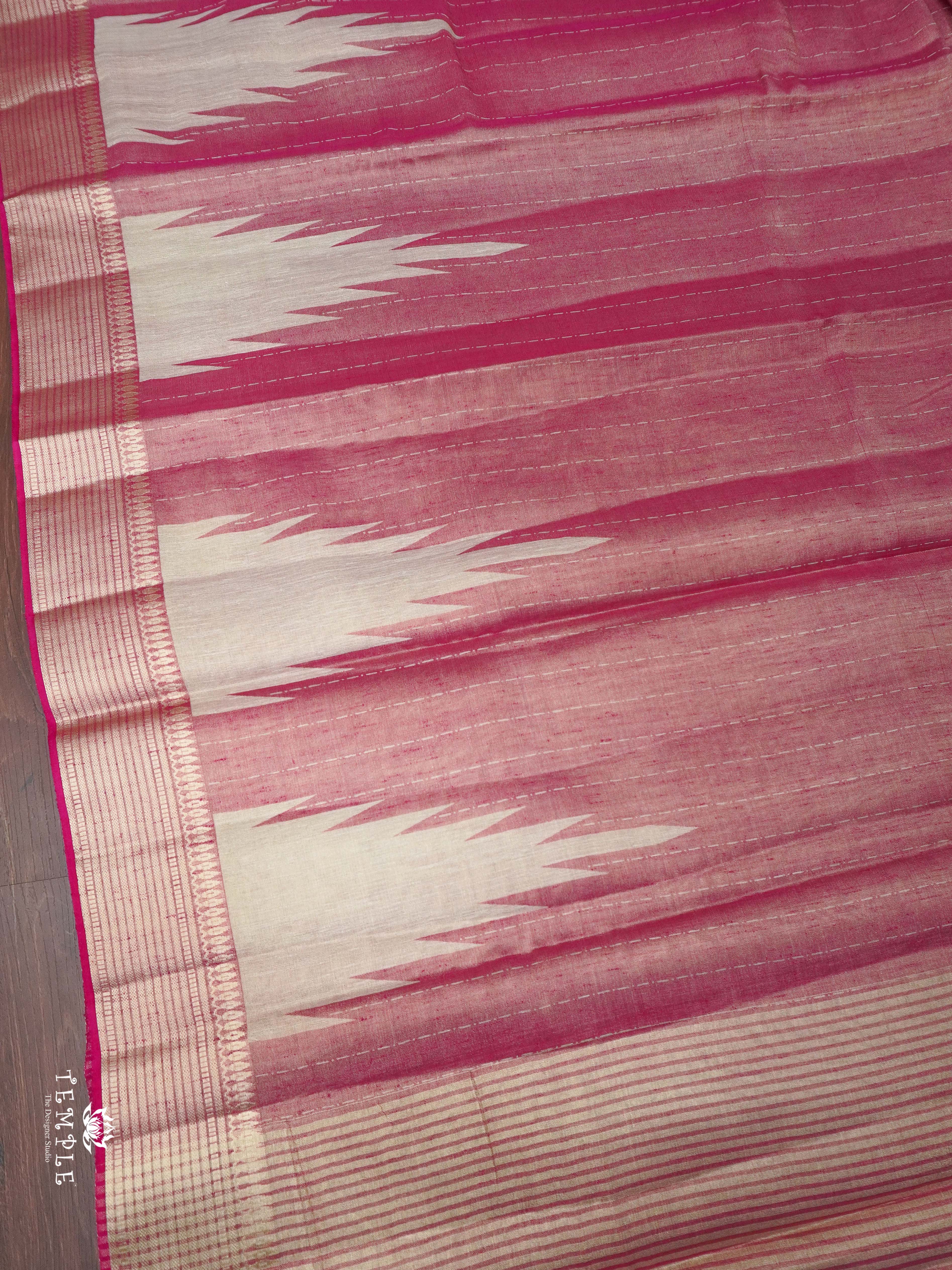 Linen Tissue Saree | TTDS2038