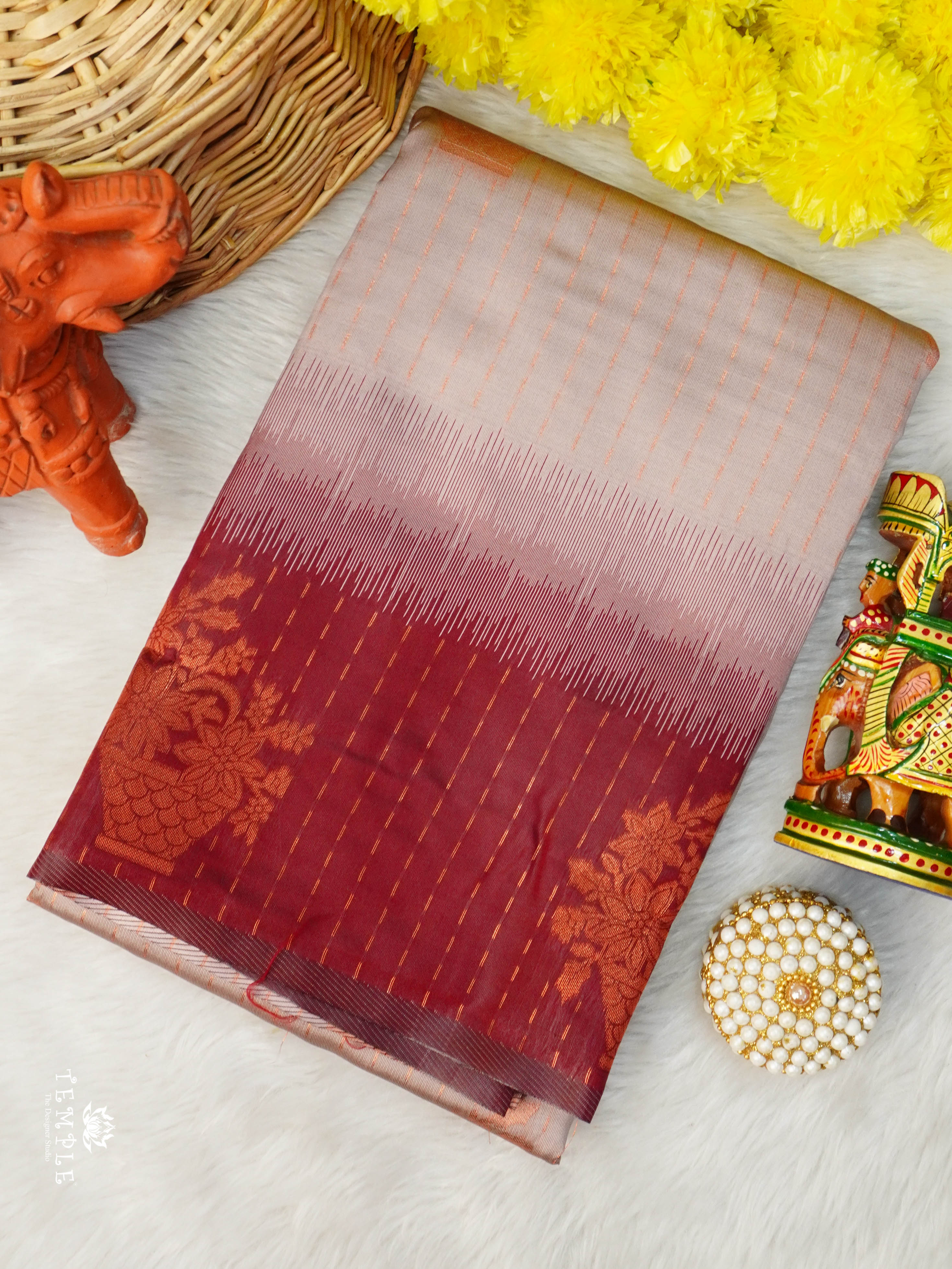 Semi Kanchi Silk Saree | TTDS2735