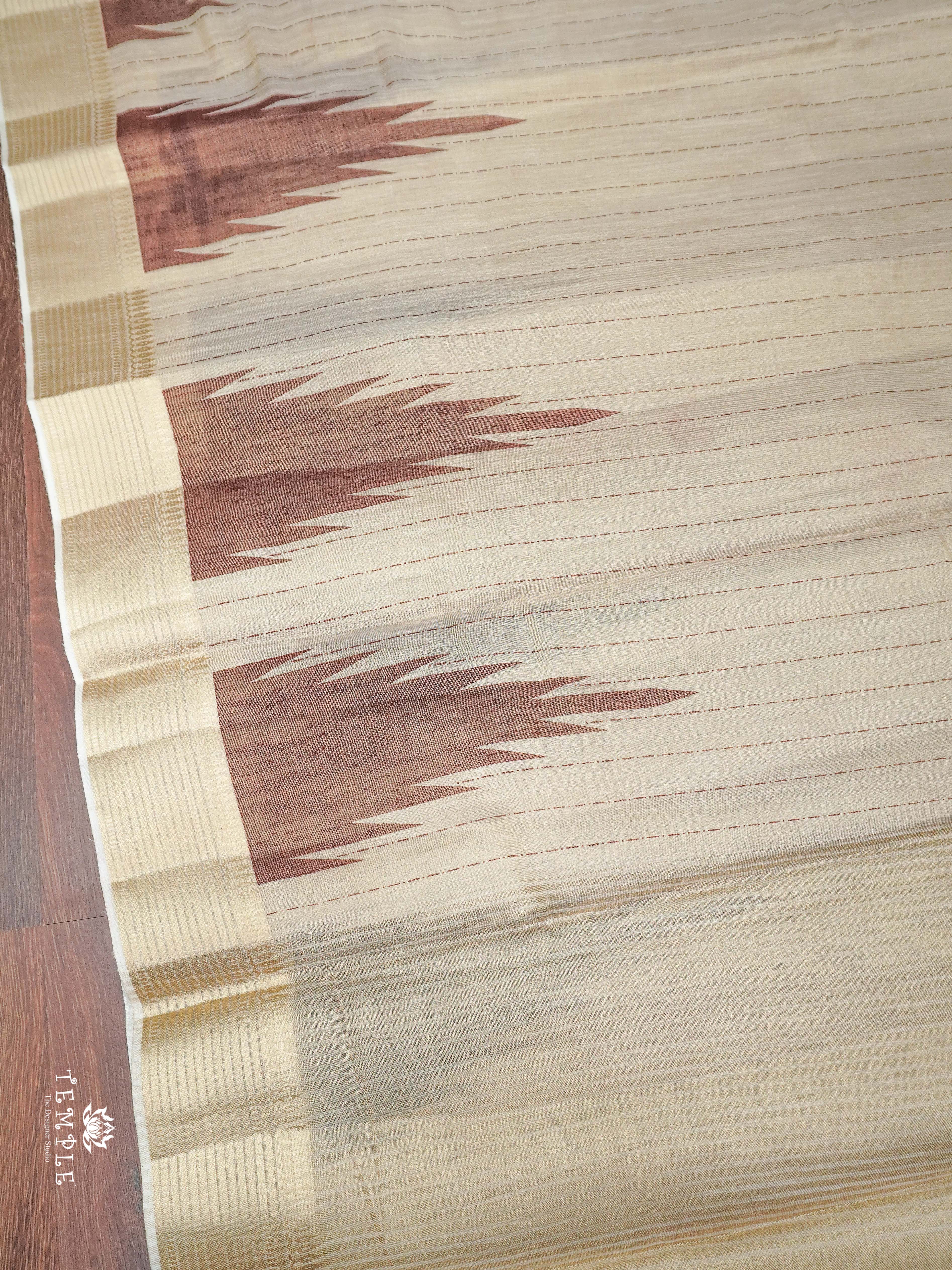 Linen Tissue Saree | TTDS2038