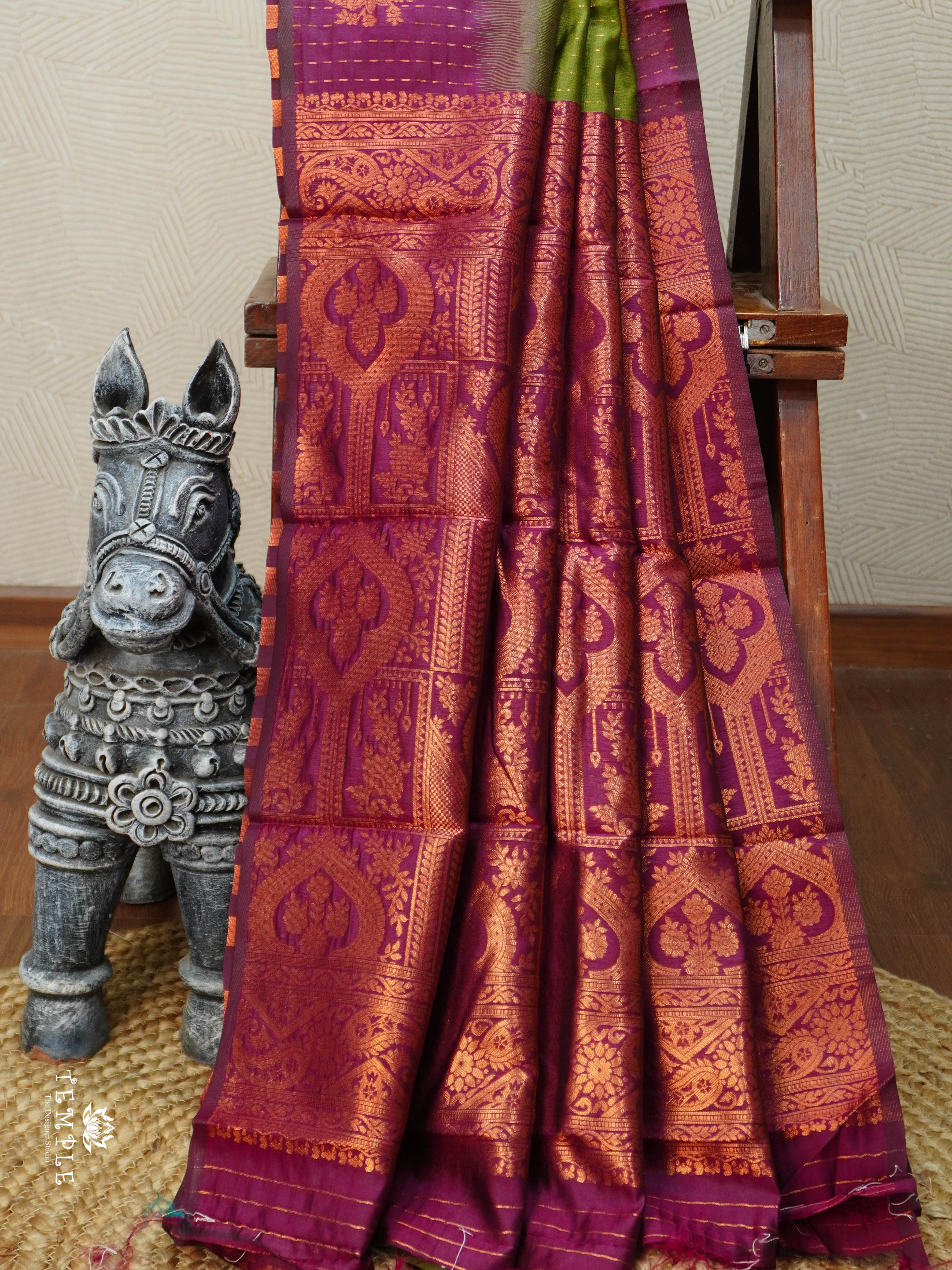 Semi Kanchi Silk Saree | TTDS2735