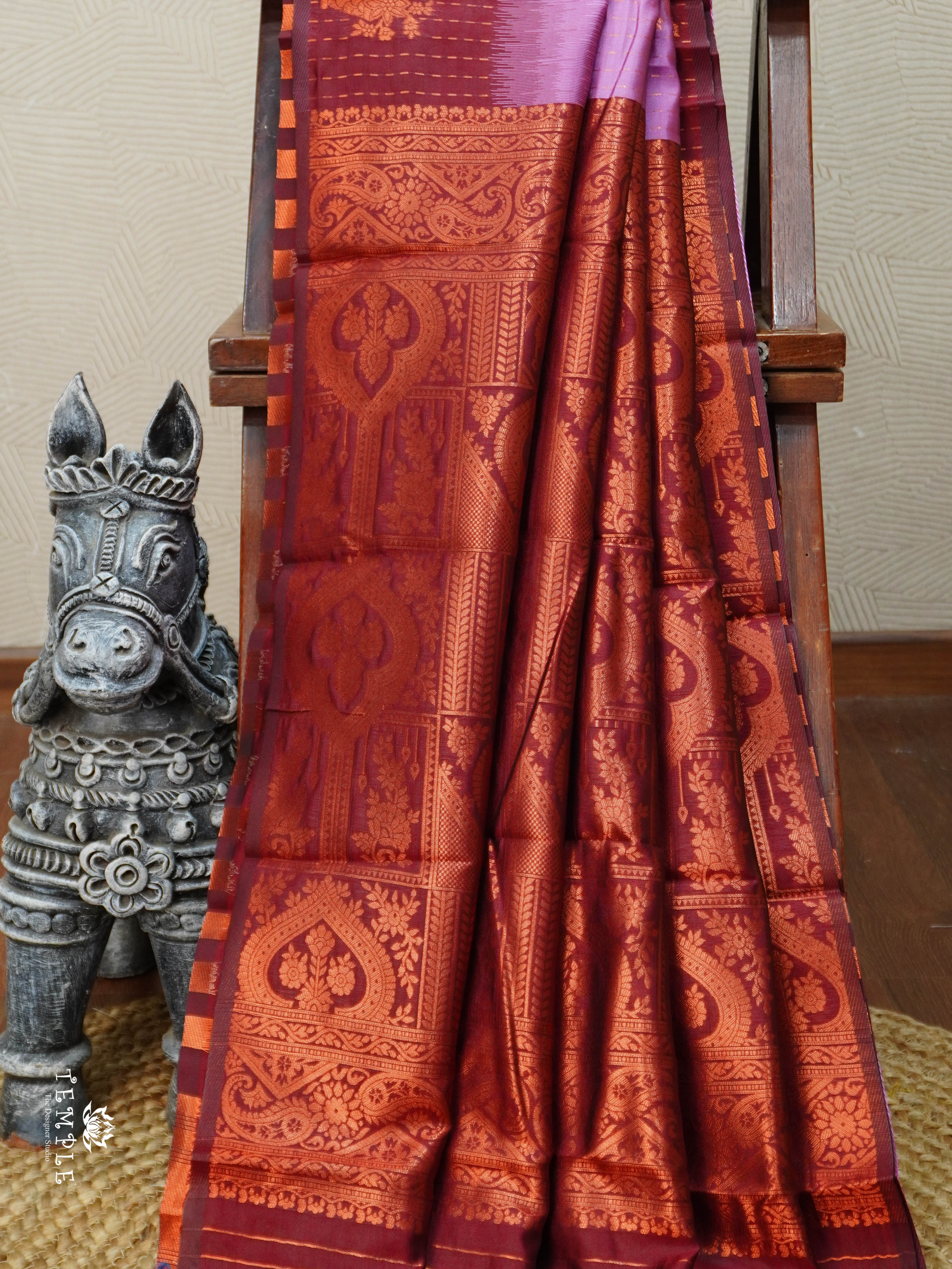 Semi Kanchi Silk Saree | TTDS2735