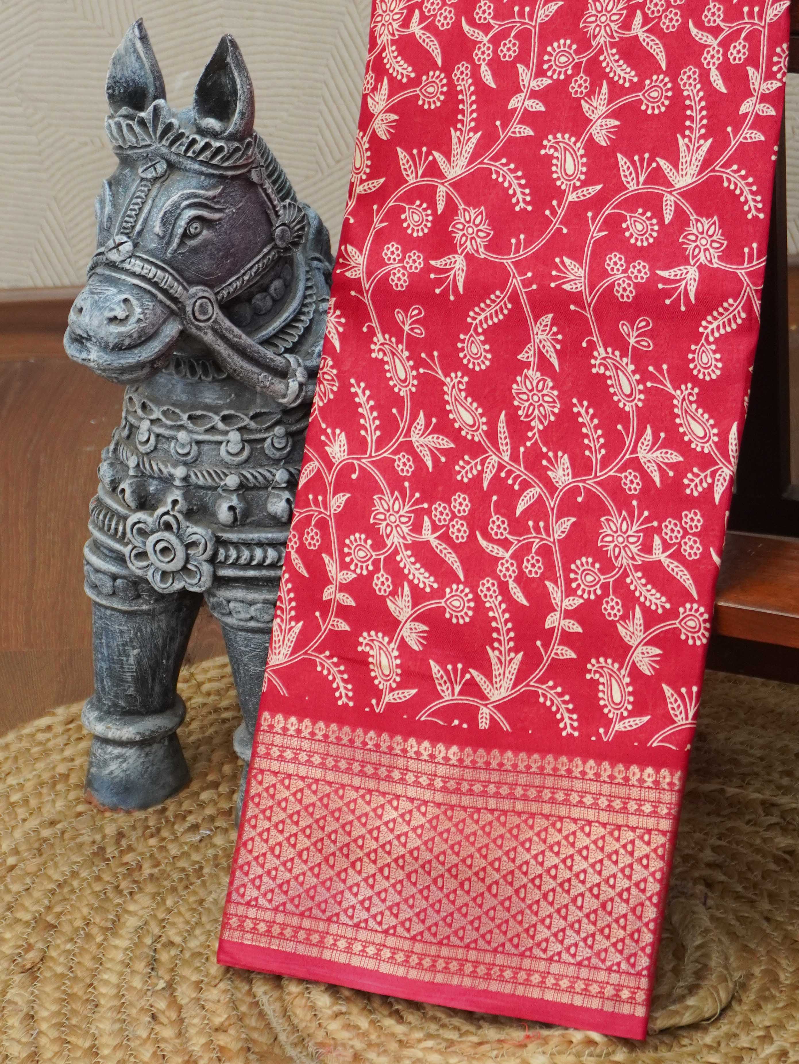 Printed Dola Saree | TTDS3428