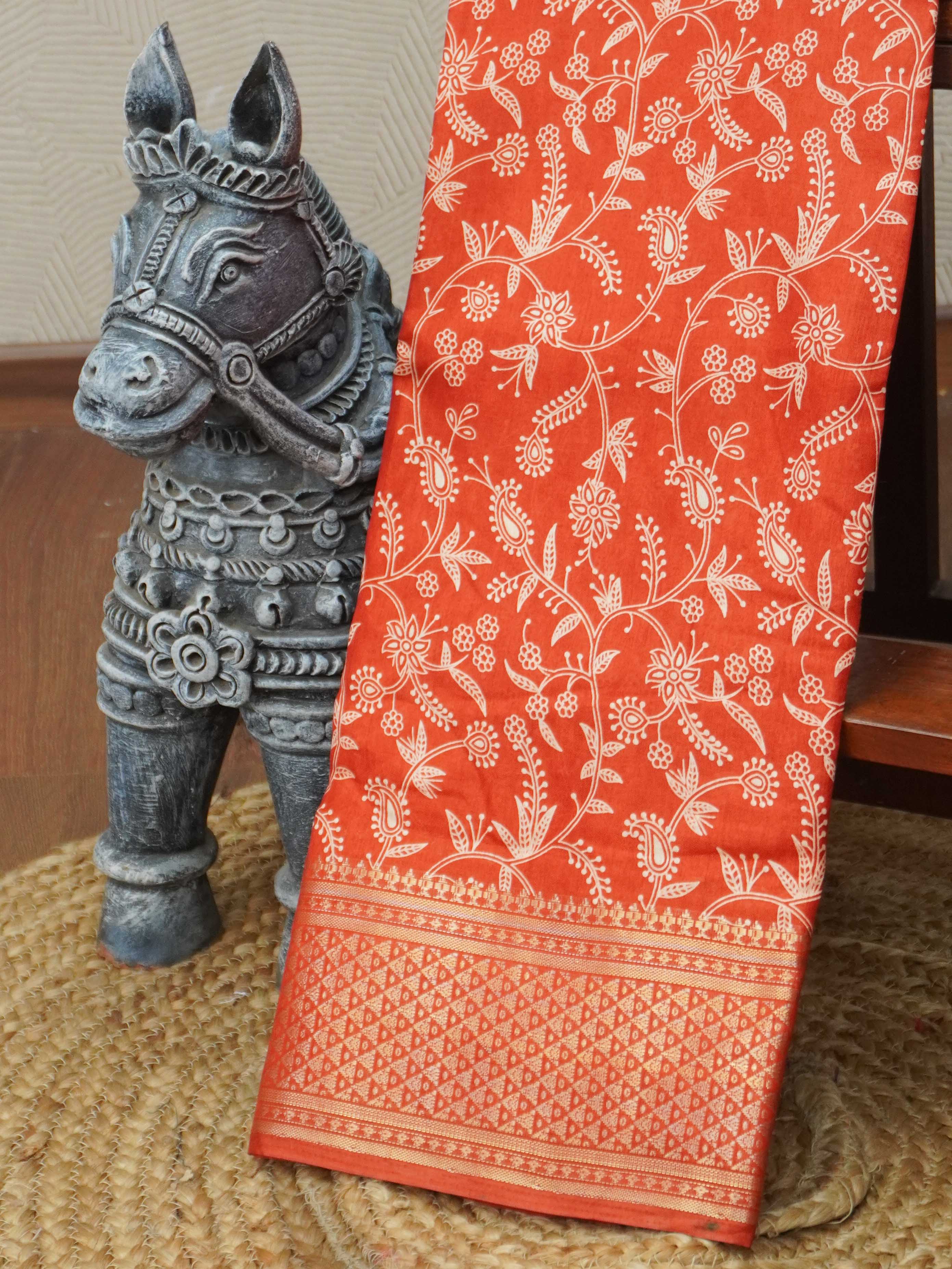 Printed Dola Saree | TTDS3428