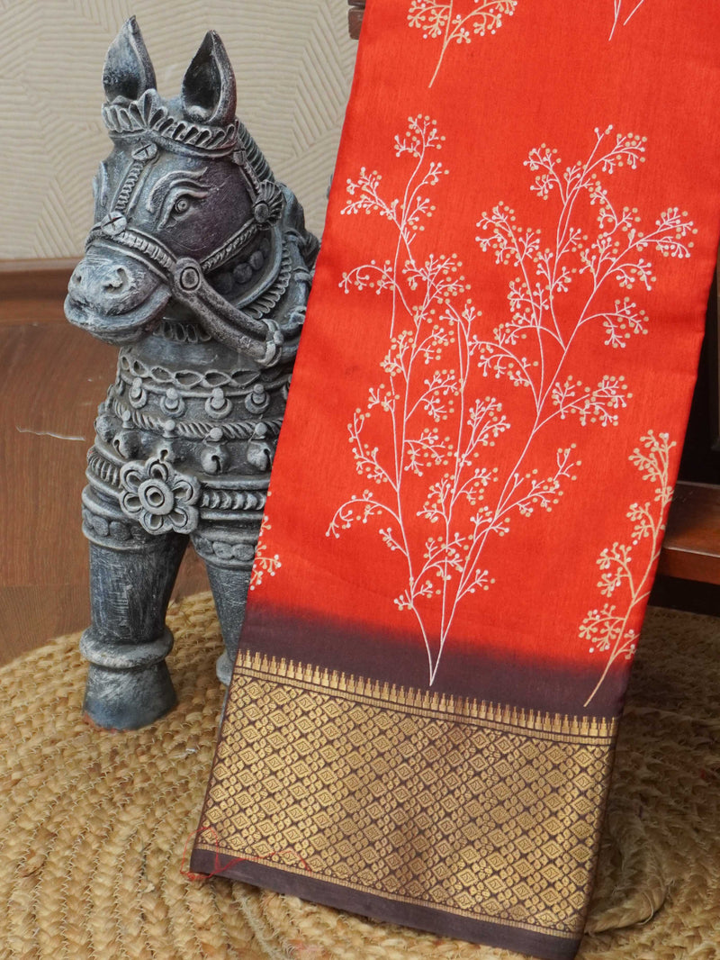 Printed Dola Saree | TTDS3424