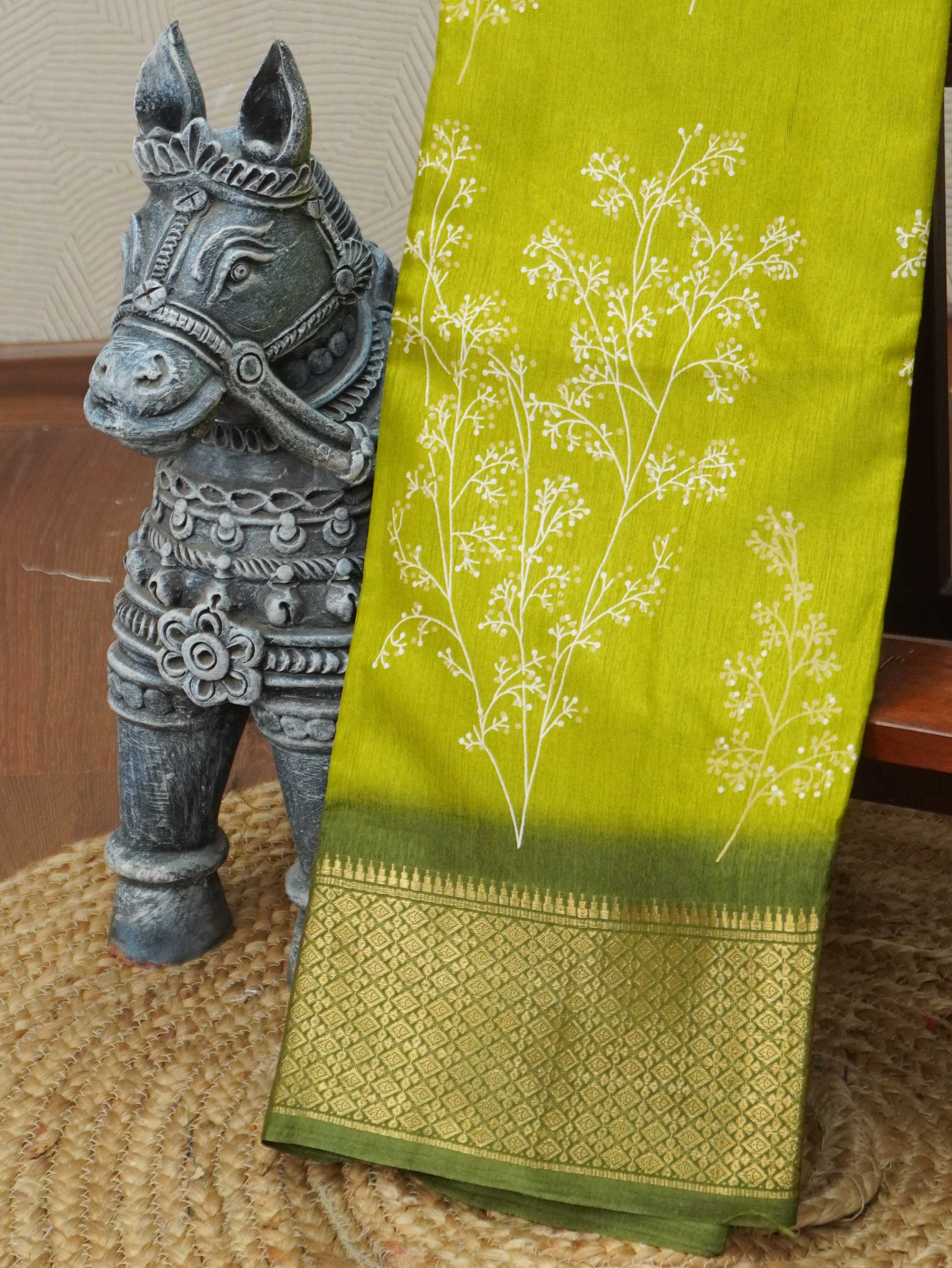 Printed Dola Saree | TTDS3424