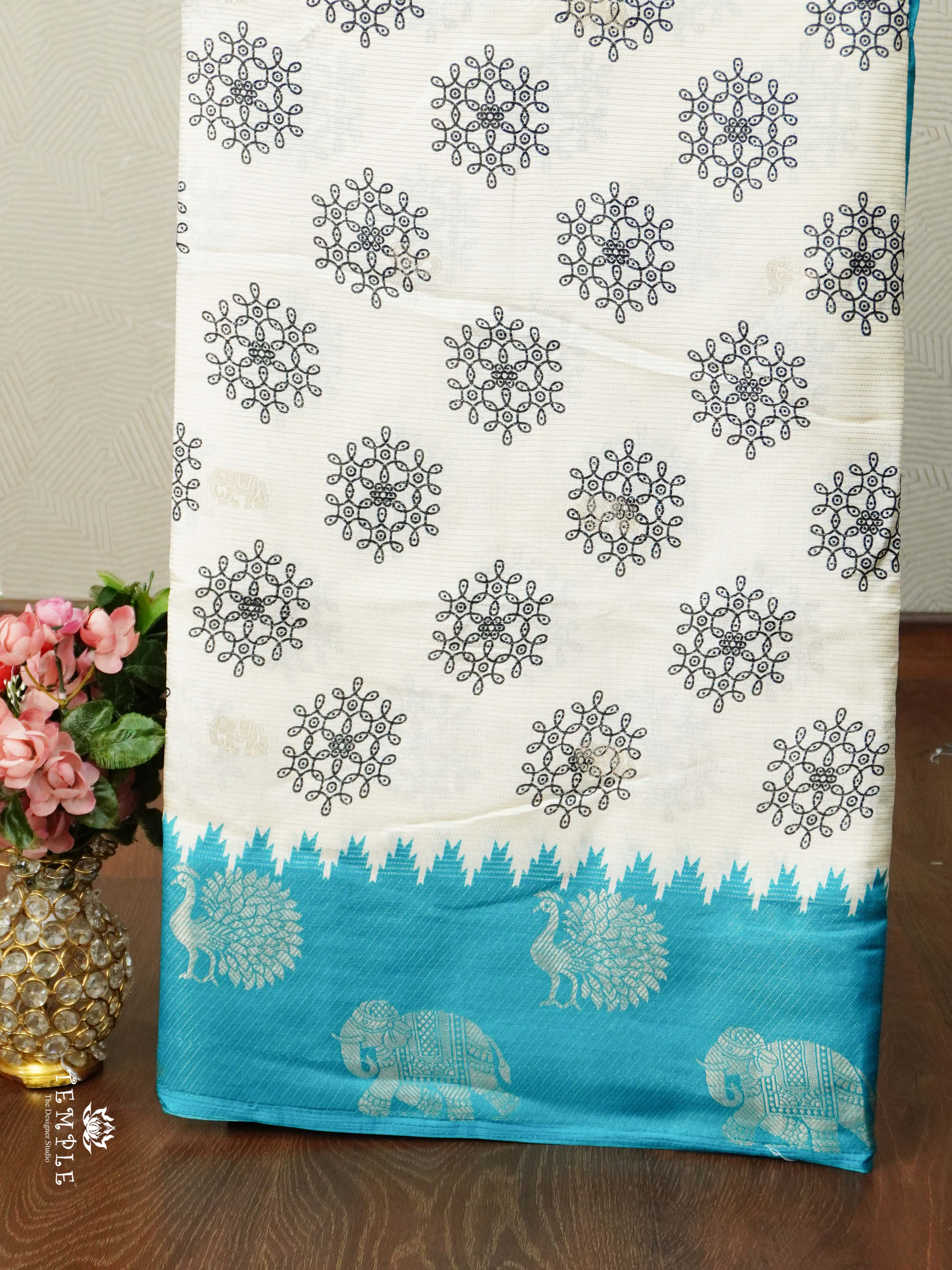 Georgette Sarees with Zari Weave | TTDS2497