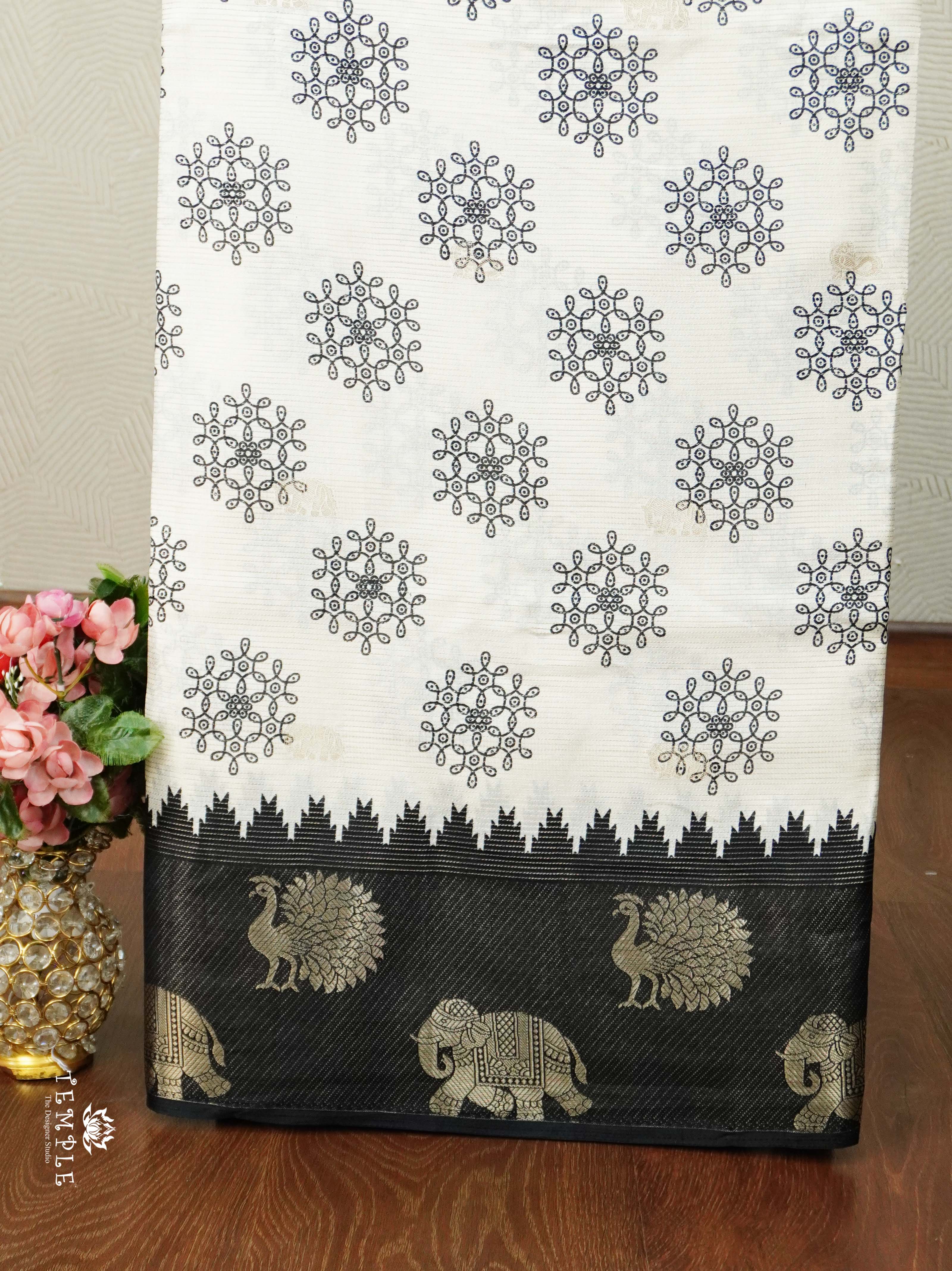 Georgette Sarees with Zari Weave | TTDS2497