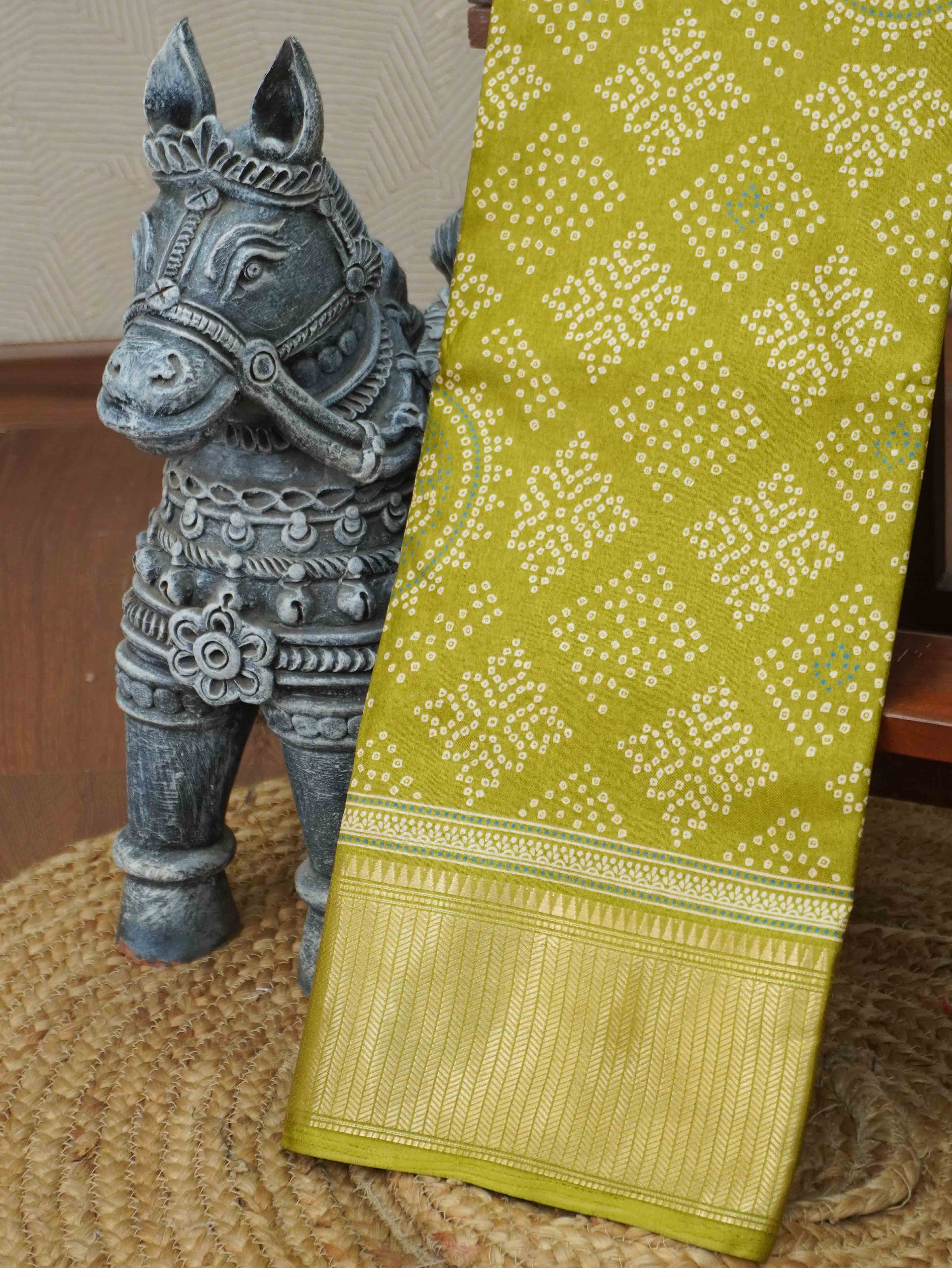 Printed Dola Saree | TTDS3425