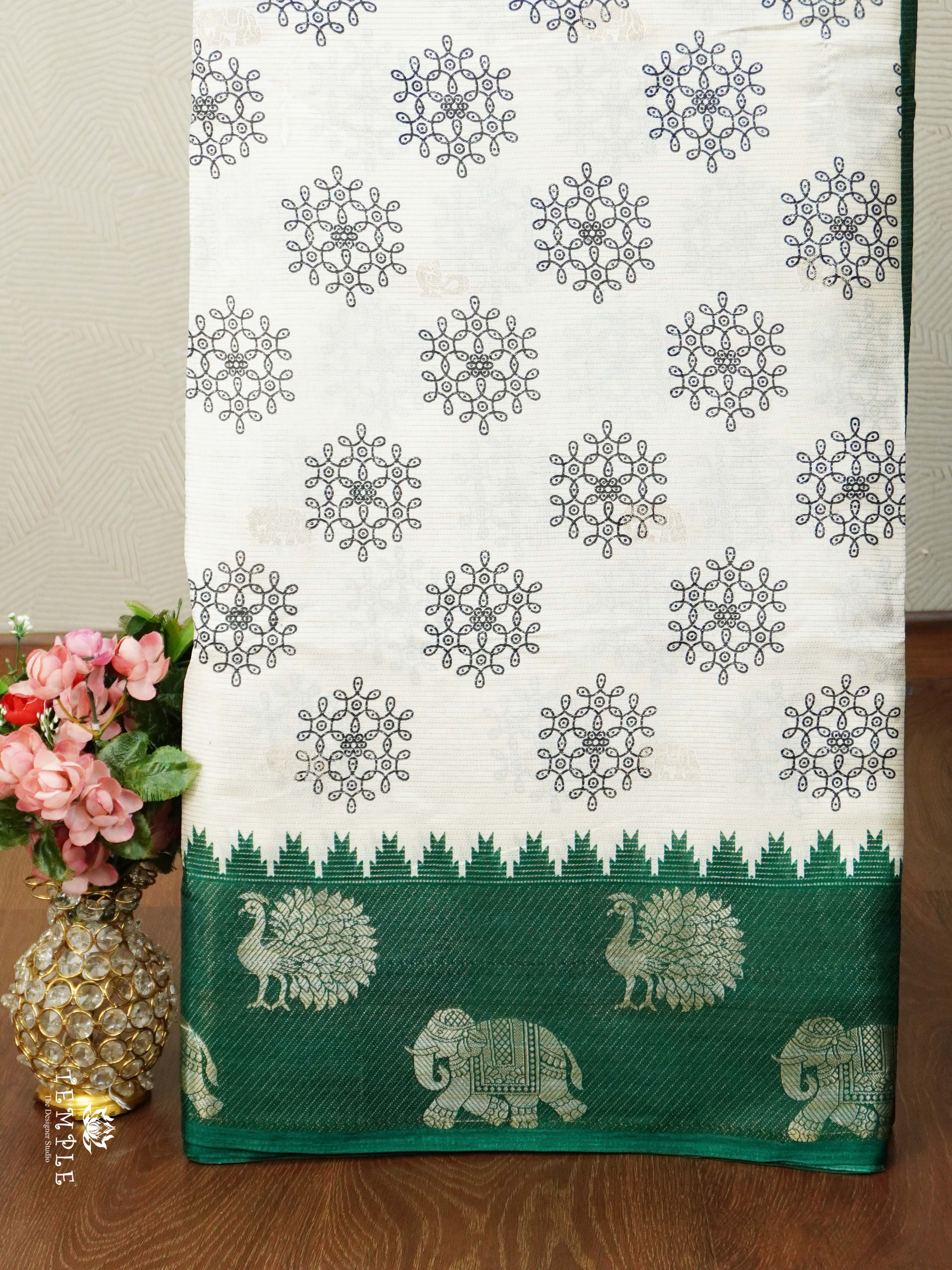 Georgette Sarees with Zari Weave | TTDS2497